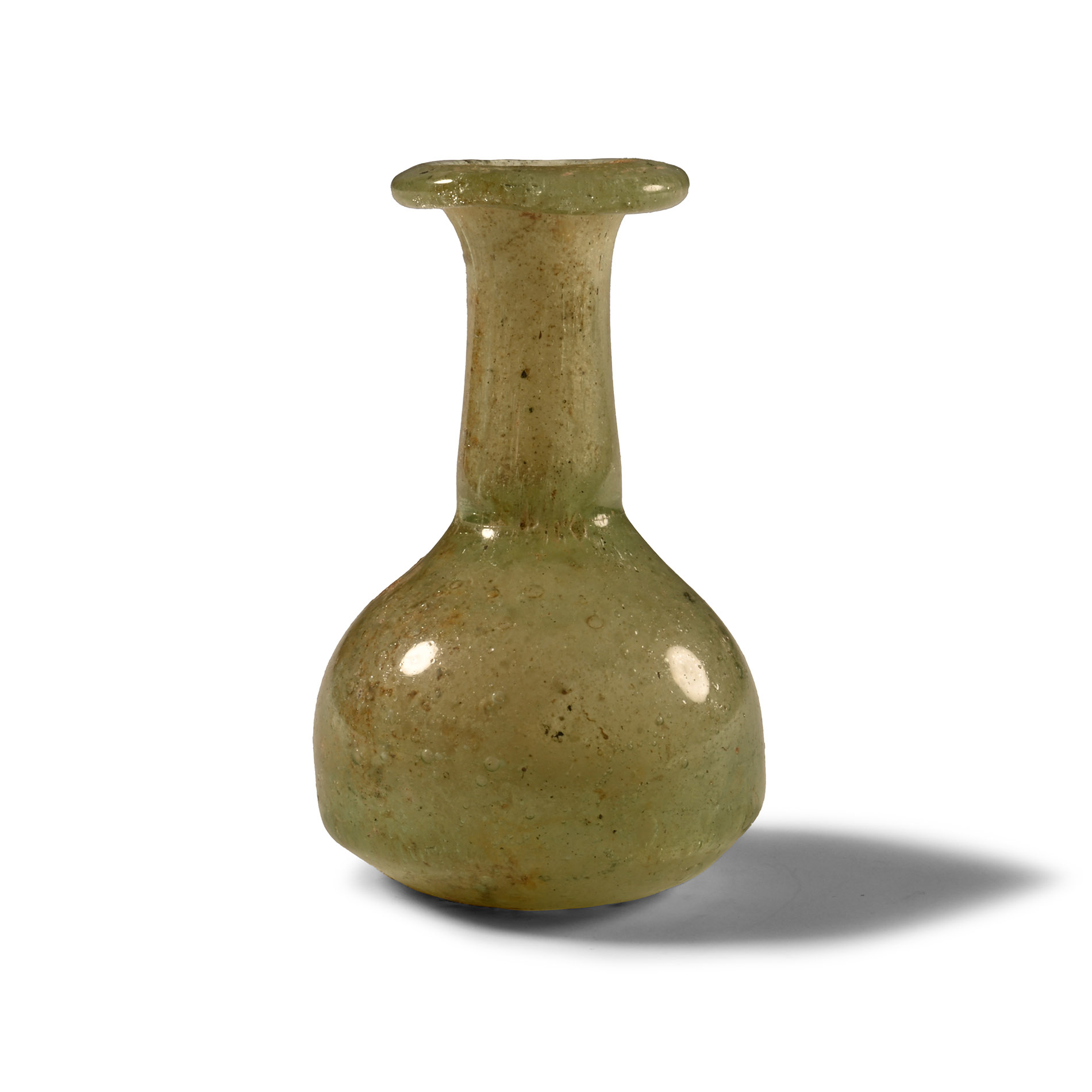 Late Roman Green Glass Vessel