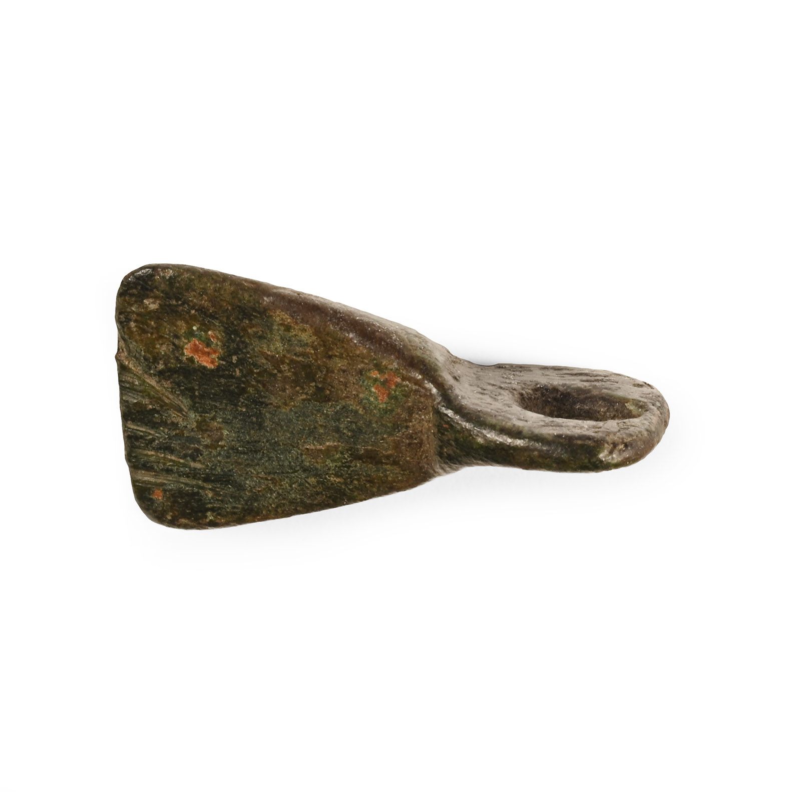 Romano-British Bronze Axe-Shaped Votive Pendant