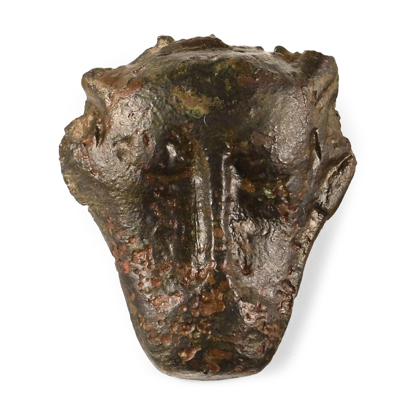 Anglo-Saxon Bronze Bear Mask Mount