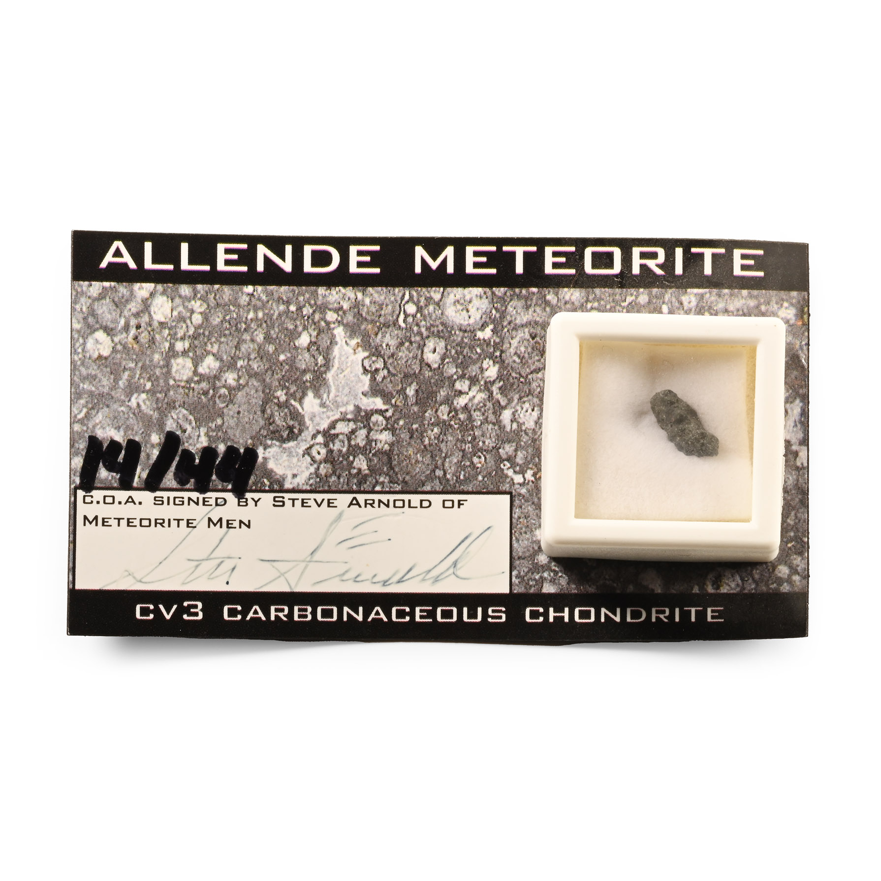 Natural History - Allende CV3 Carbonaceous Chondrite Meteorite