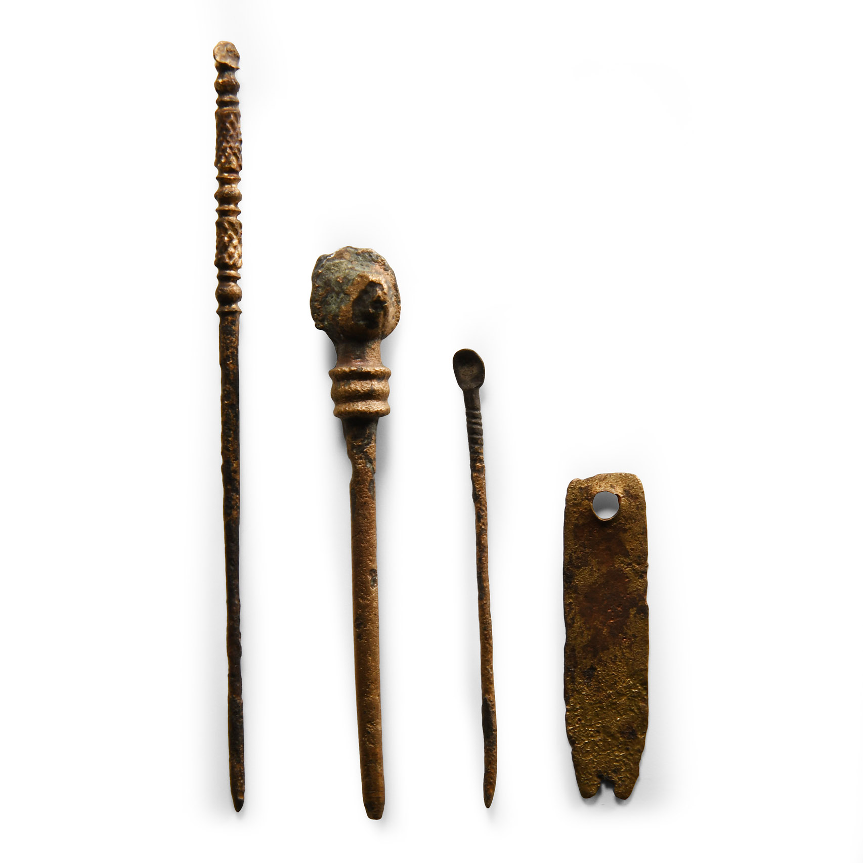 Roman Bronze Toilet Implement Group