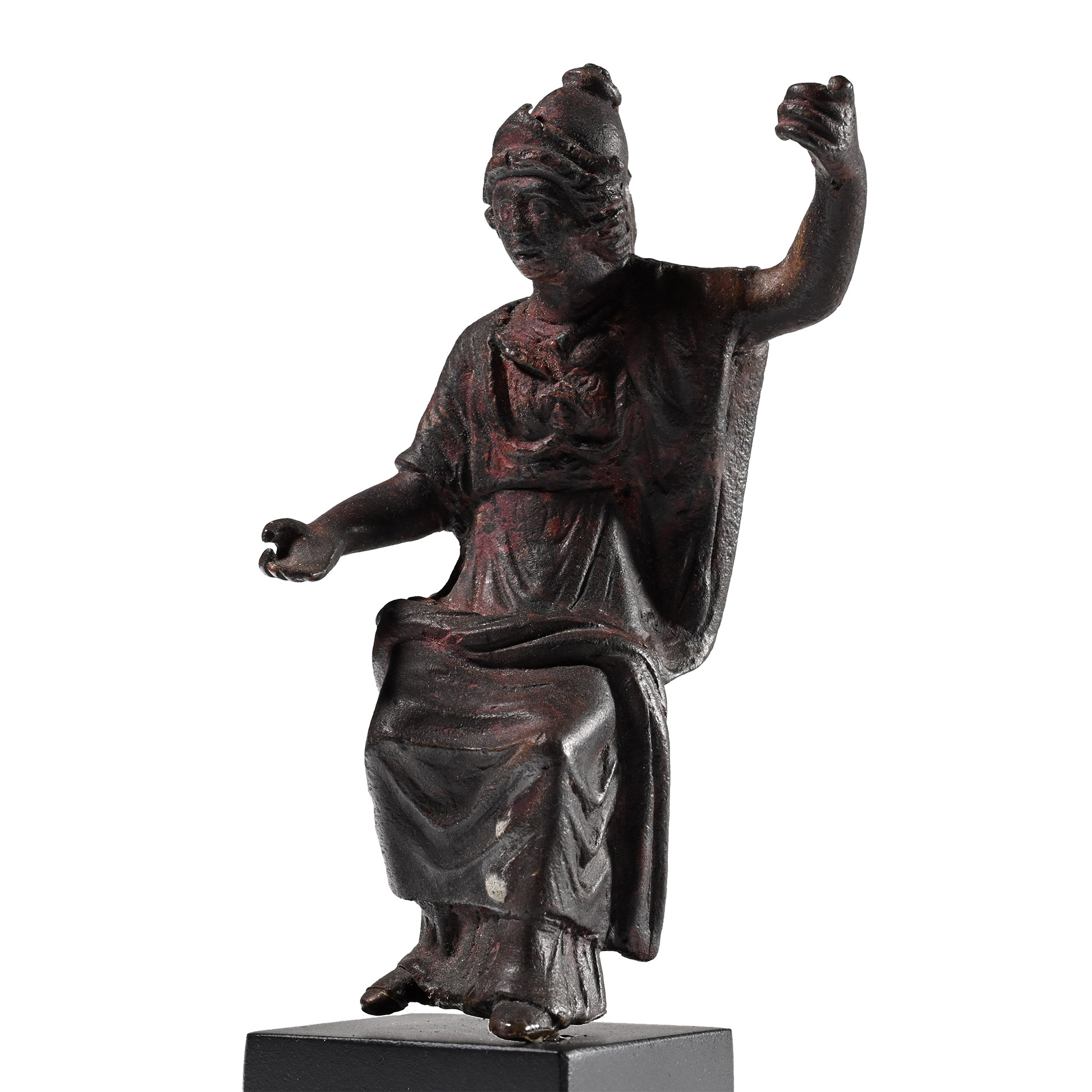 Roman Bronze Statuette of Minerva