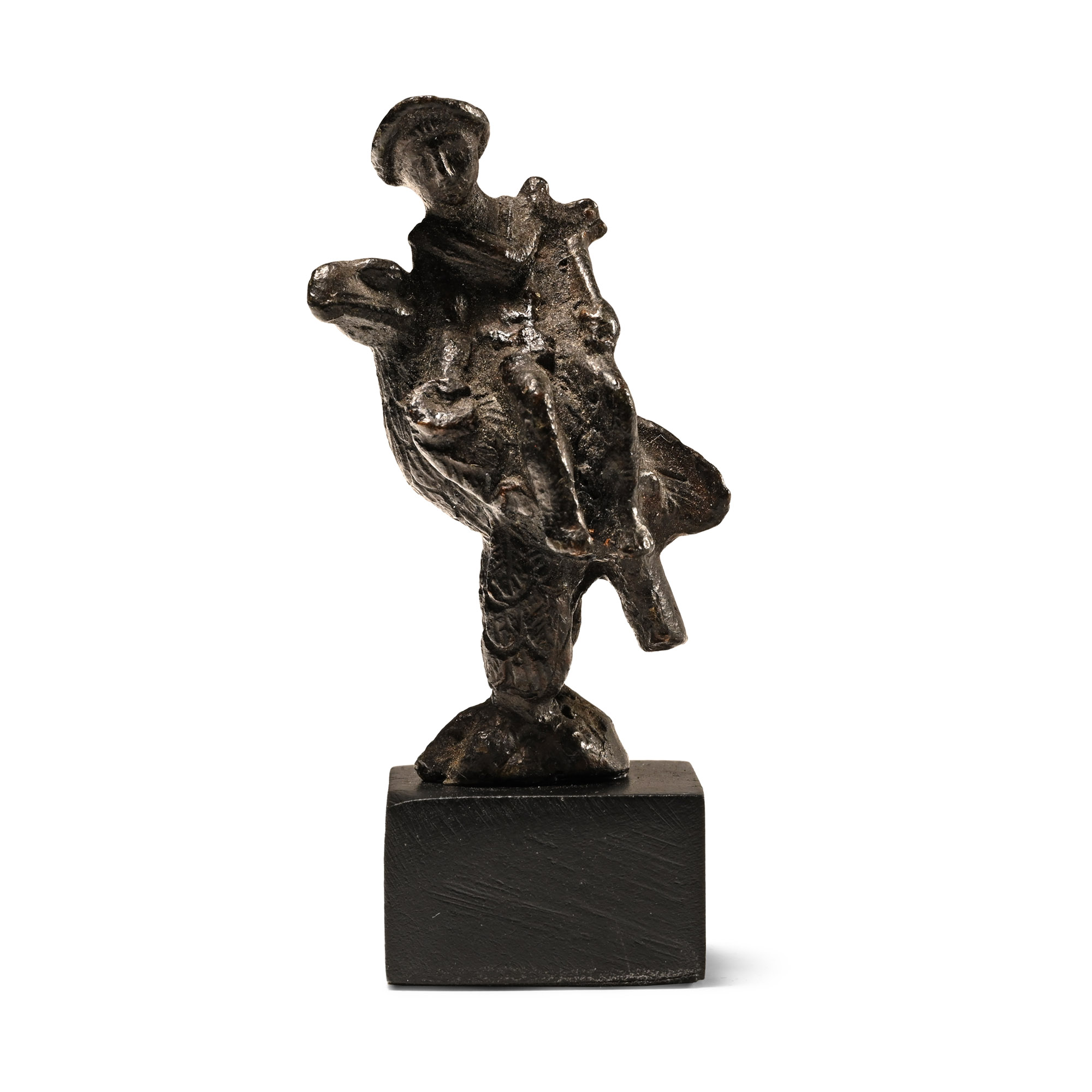 Roman Bronze Statuette of Young Mercury on the Eagle of Jupiter