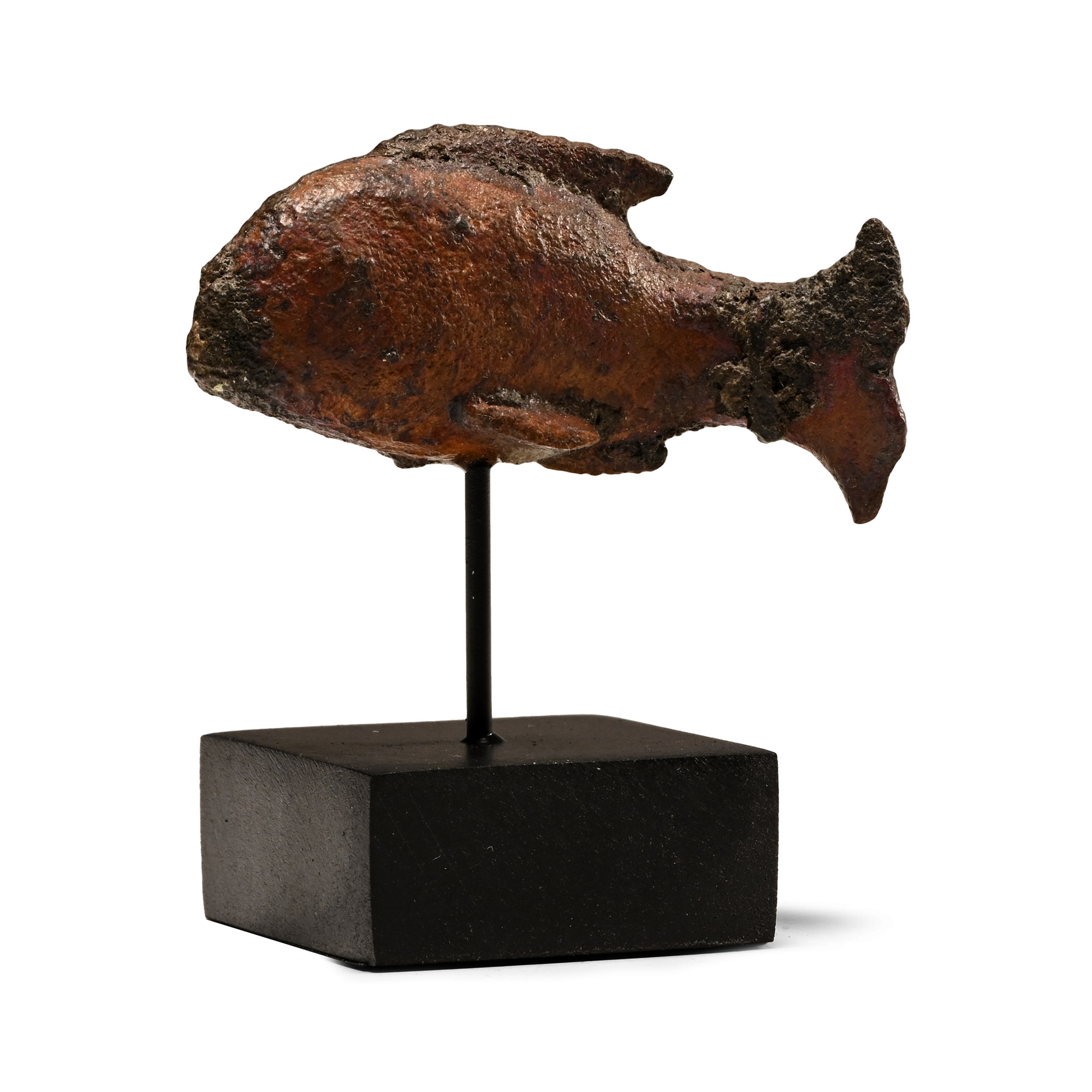 Roman Bronze Carp Mount