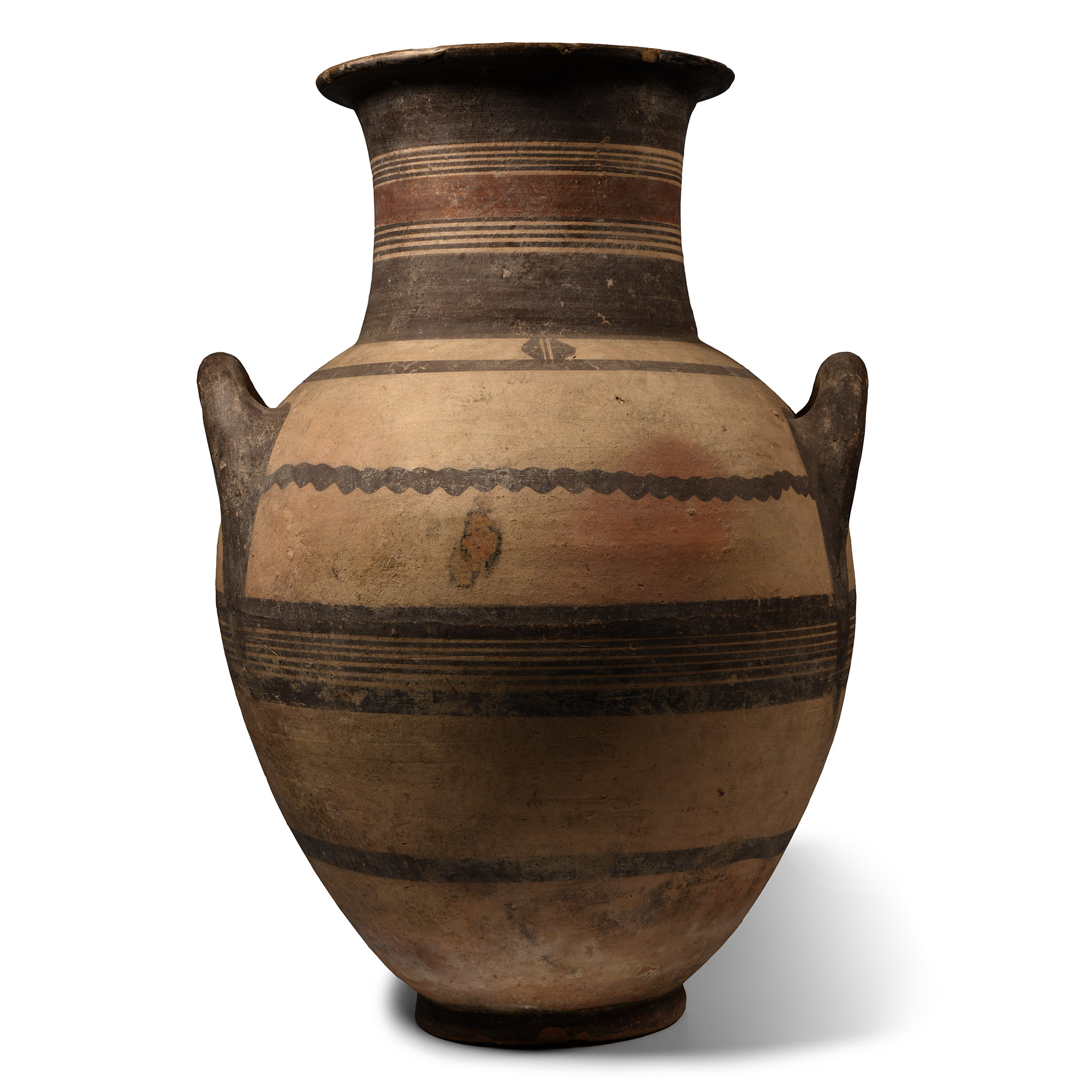 Very Large Cypriot Bichrome Ware Pottery Amphora