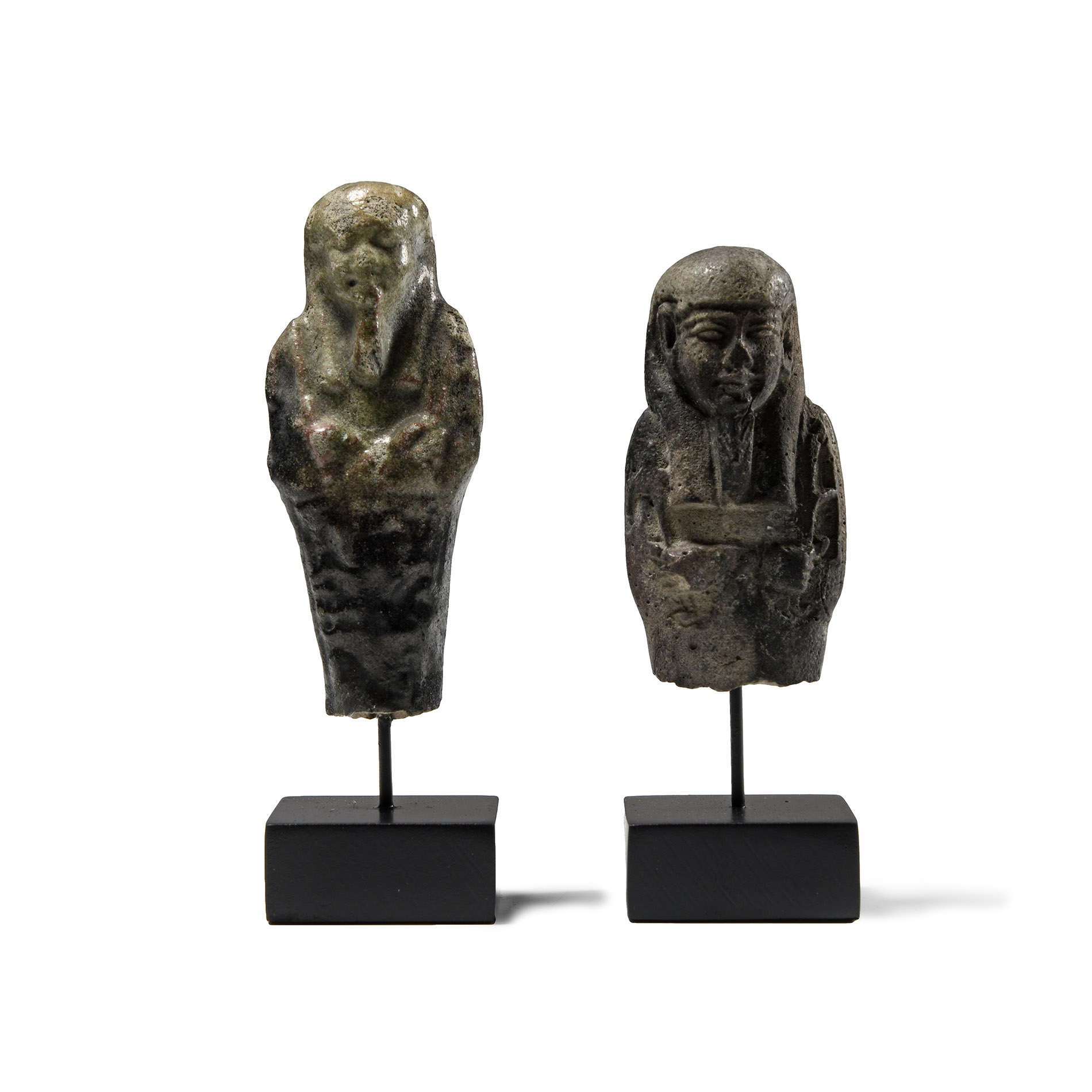 Egyptian Green Glazed Shabti Group