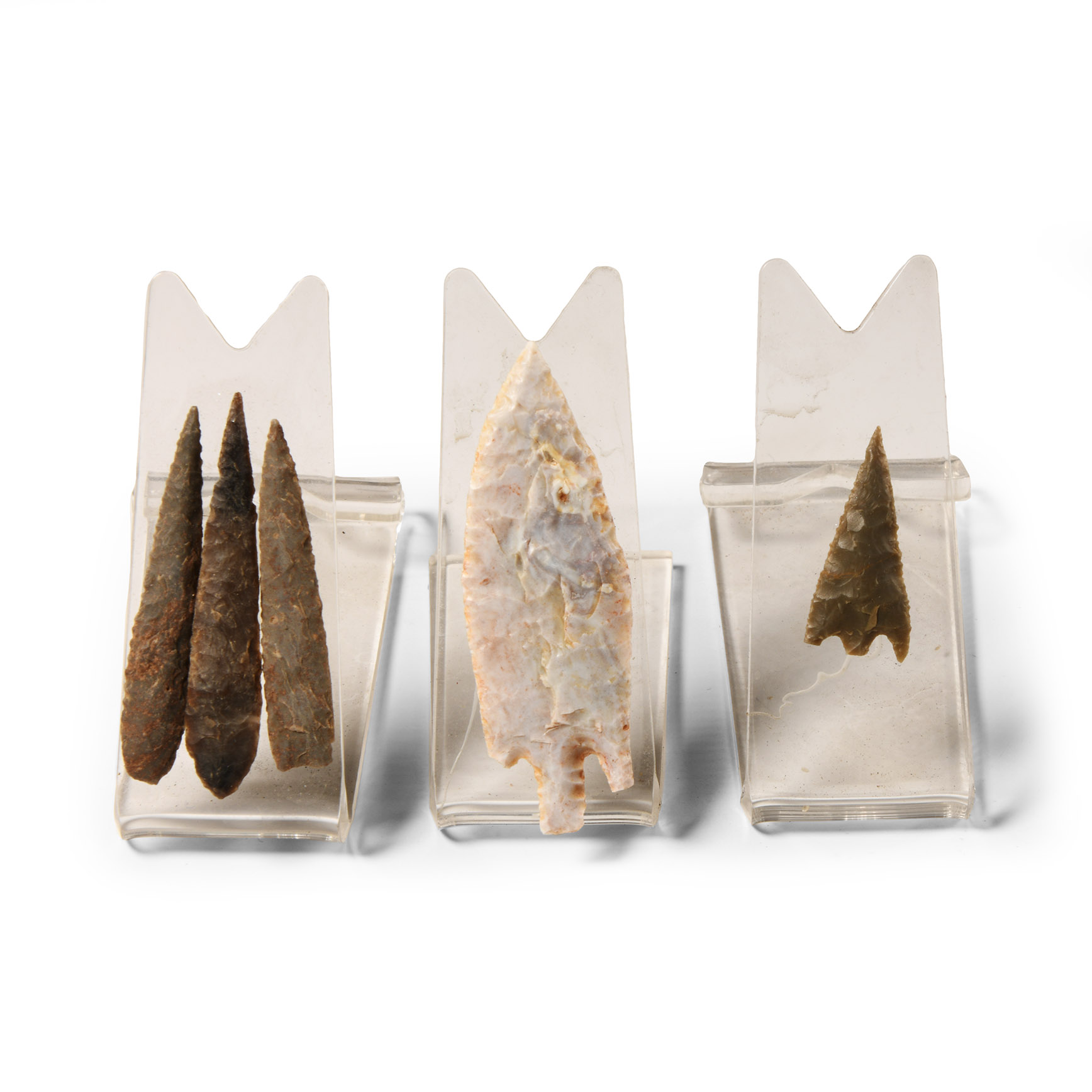 Stone Age Arrowhead Collection