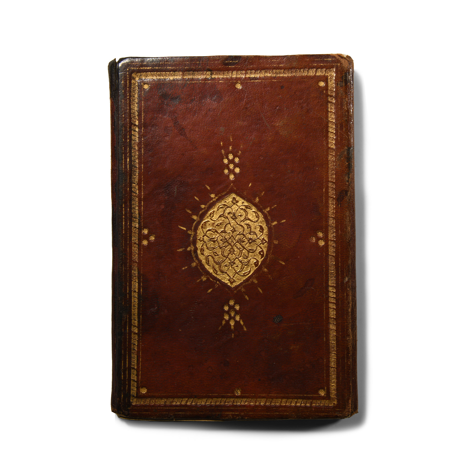 Archaeological Books - Gilt Leather Bound Astrological Manuscript