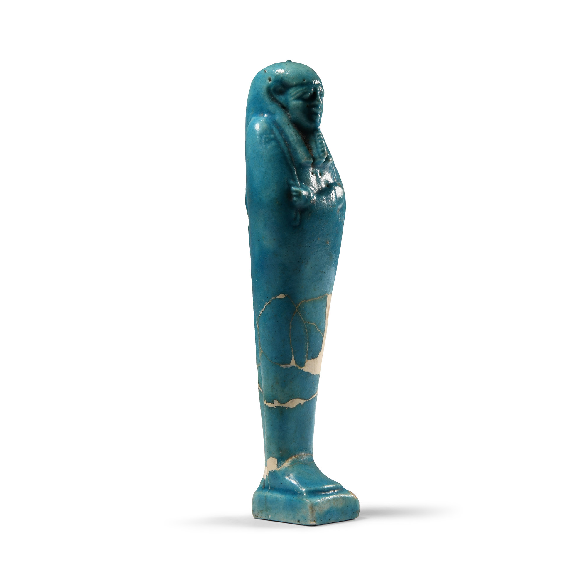 Egyptian Blue Glazed Shabti