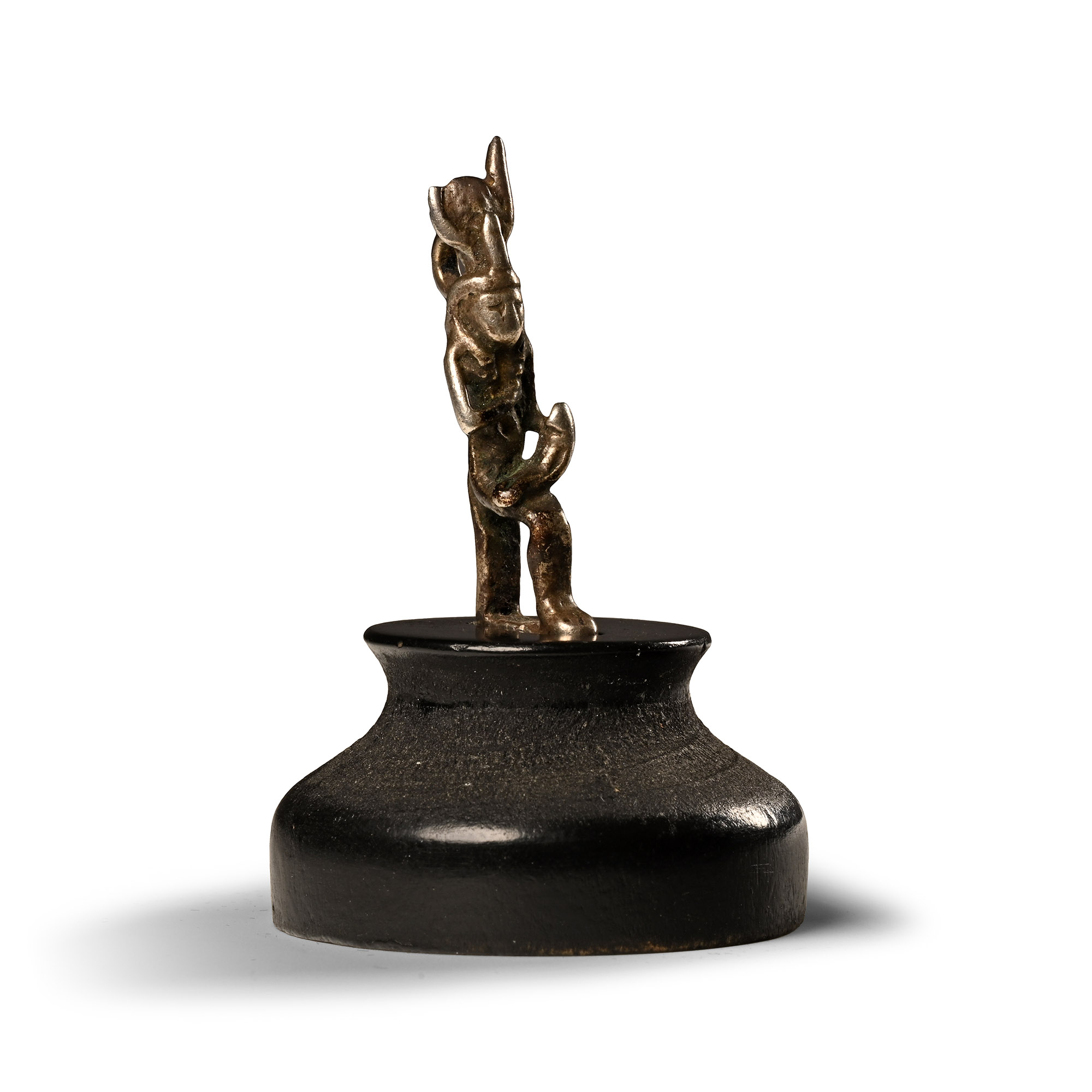 Egyptian Silver Isis and Horus Amulet