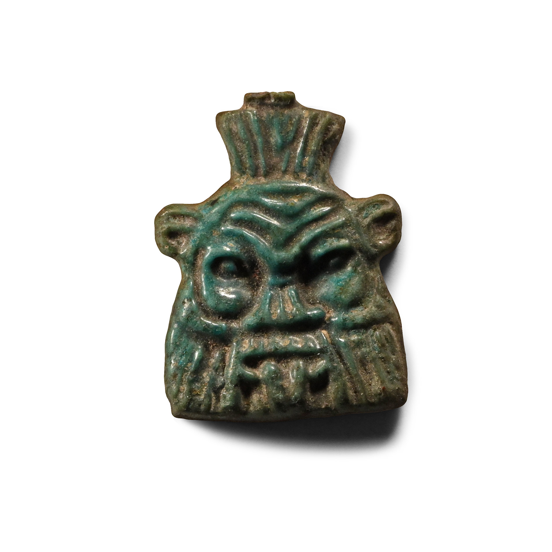 Egyptian 'Maspero' Green Faience Amulet