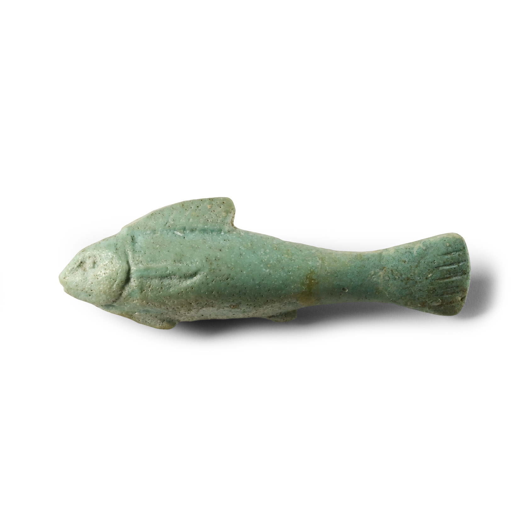 Egyptian Faience Fish Amulet