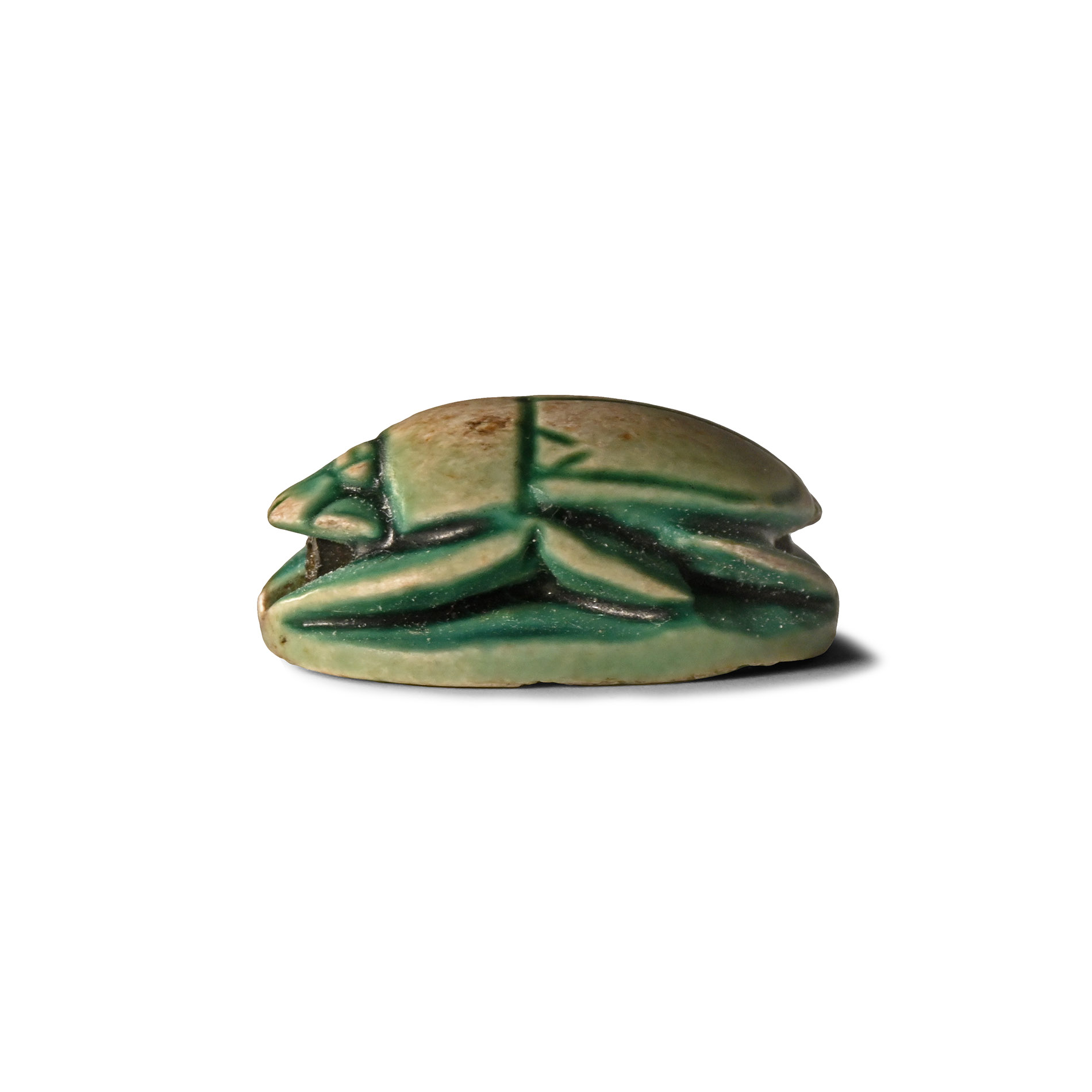 Egyptian Faience Scarab for Amenhotep III