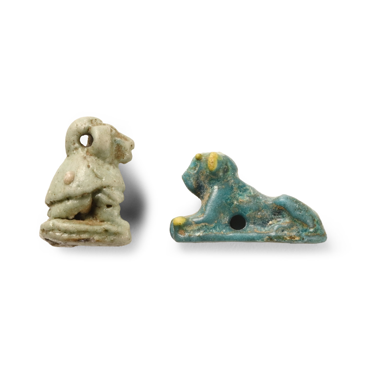 Egyptian Faience Amulet Group