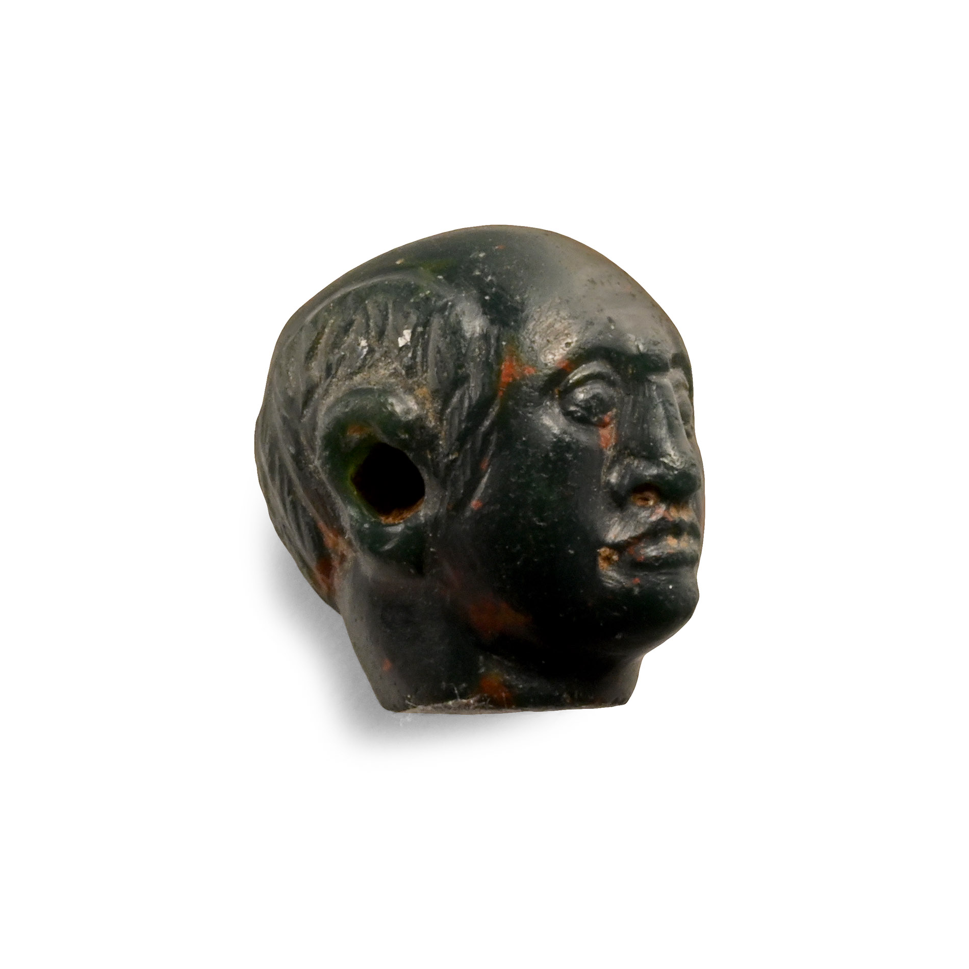 Roman Head of a Philosopher Bead