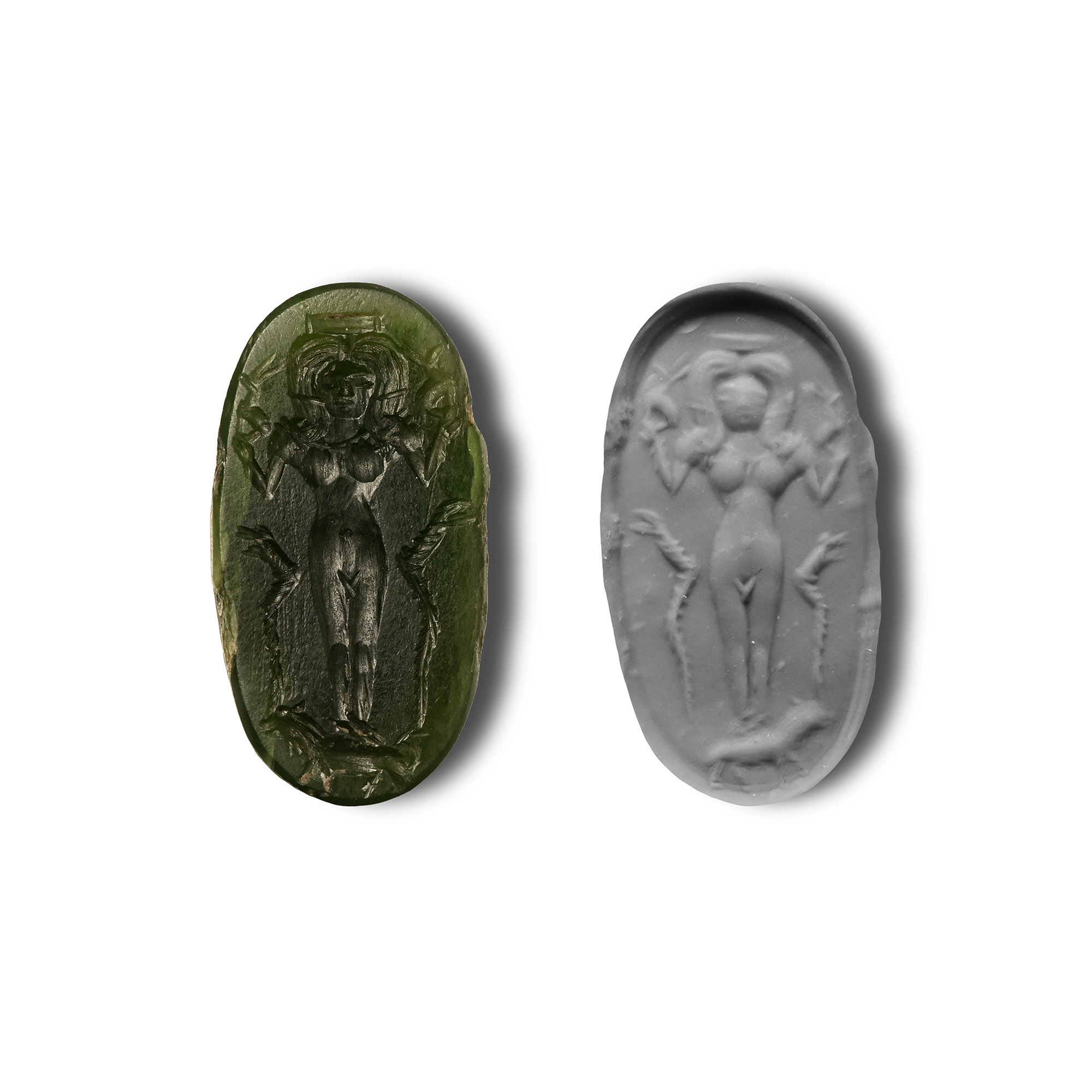 Roman Gnostic Green Gemstone
