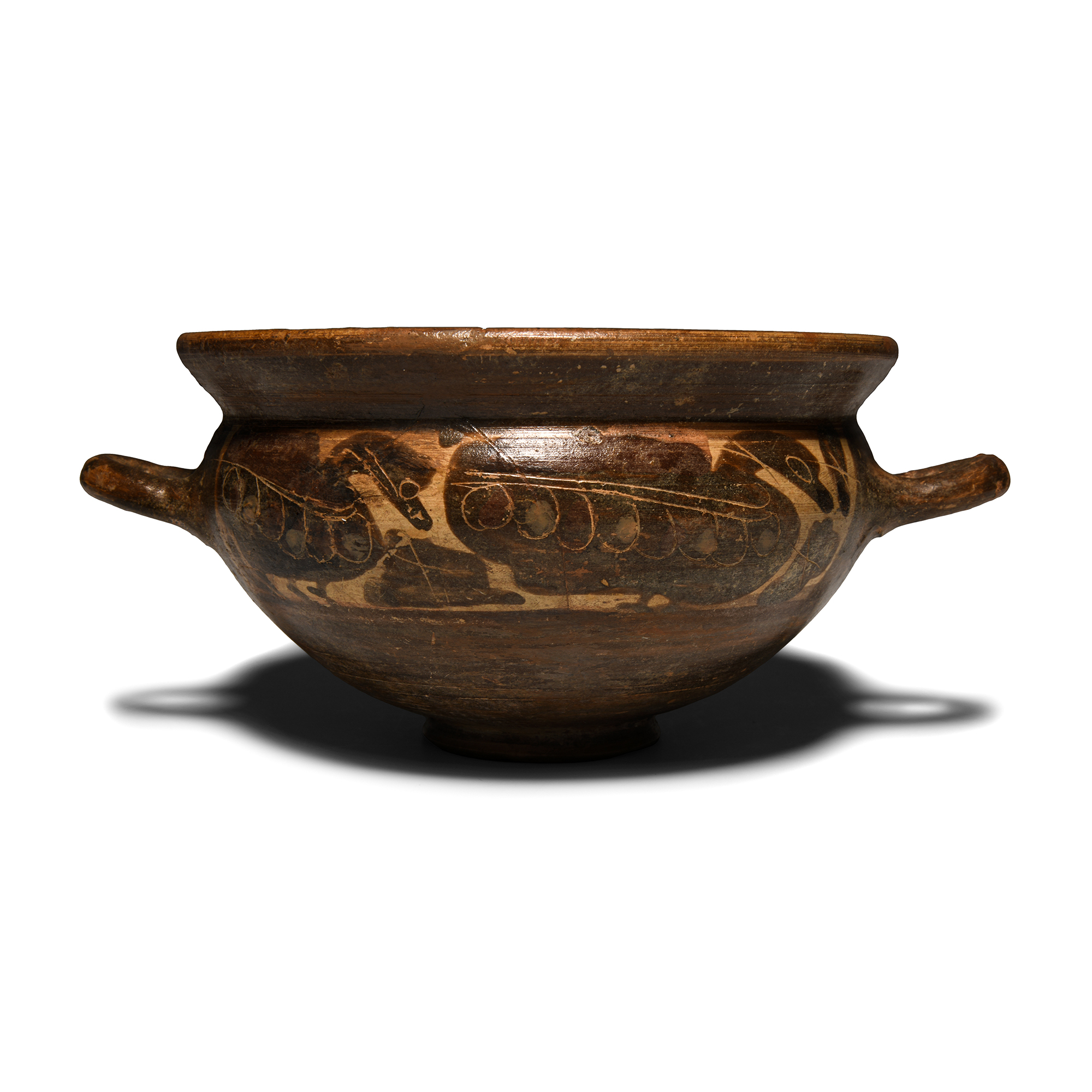 Etrusco-Corinthian Bowl with Painted Ducks