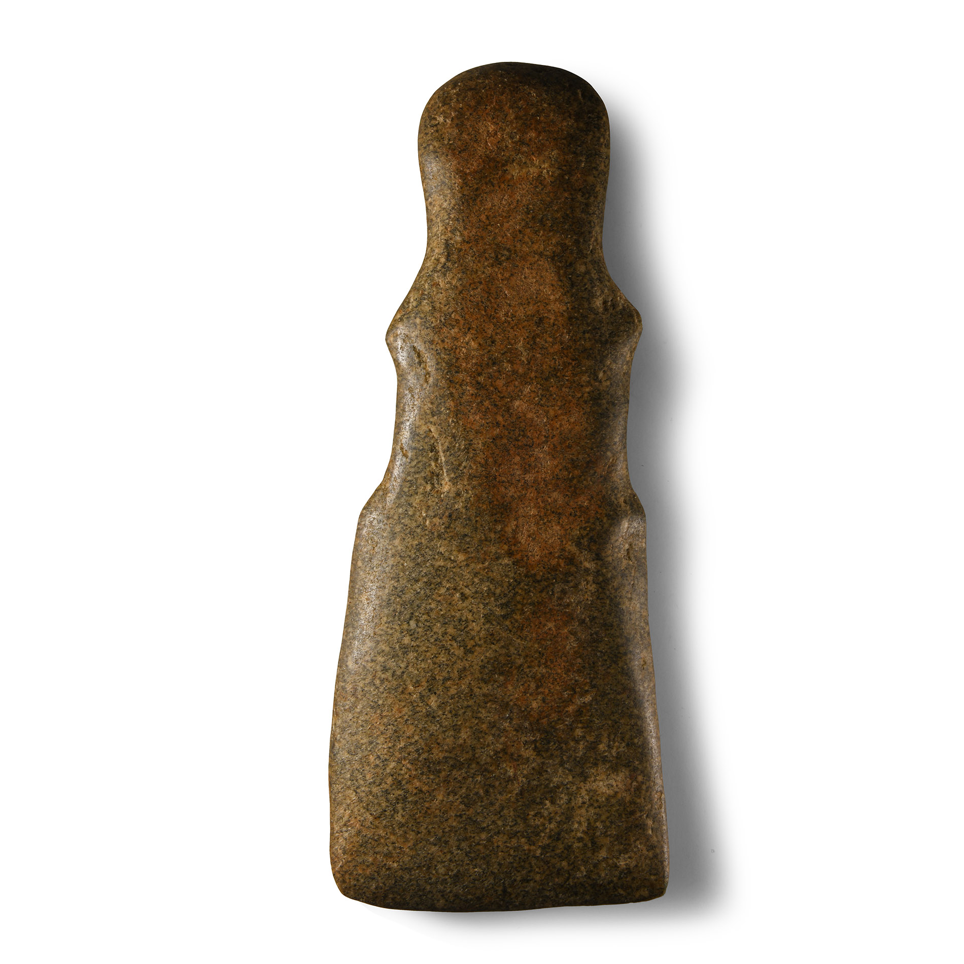Very Large Native American Polished Stone Axehead
