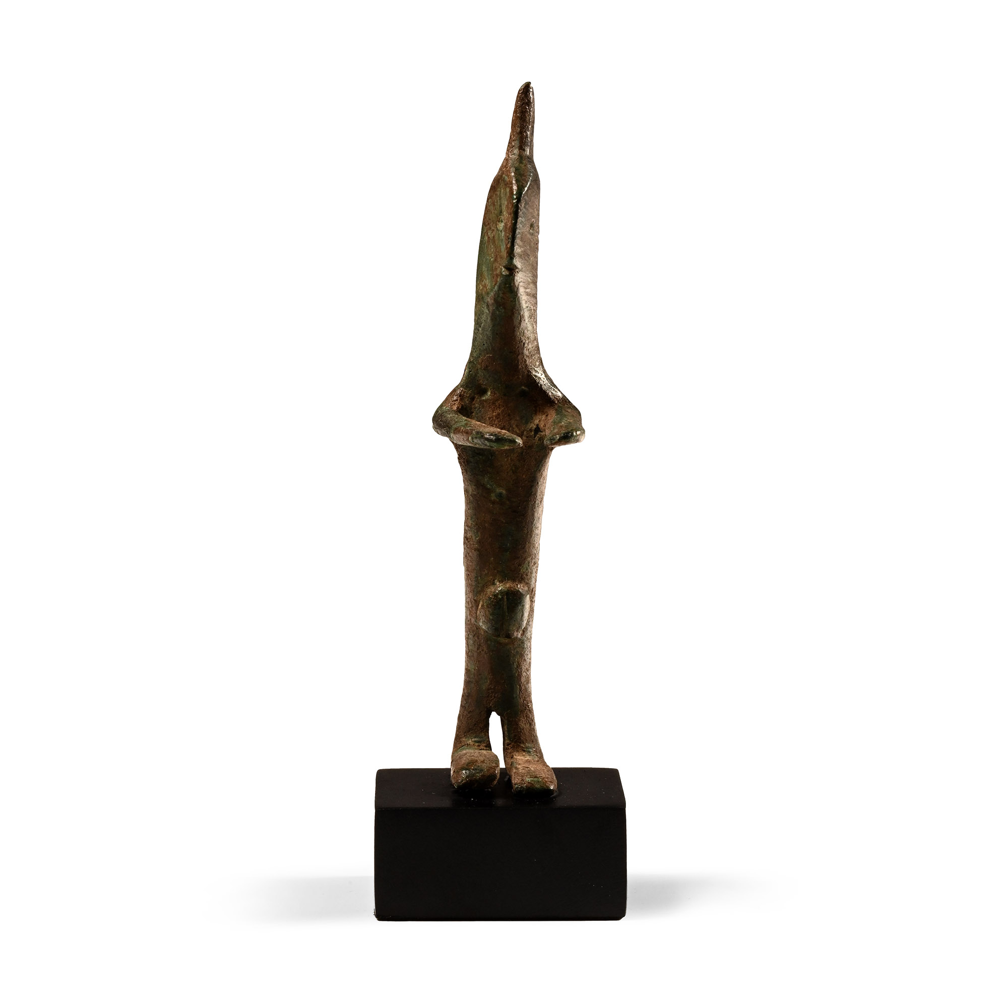 Iron Age Iberian Celtic Bronze Worshipper Statuette
