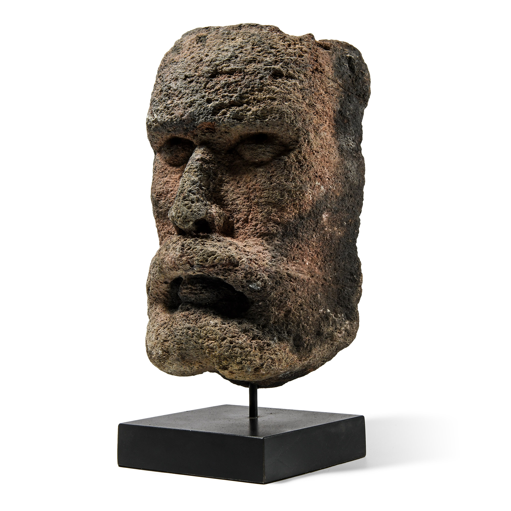 Celtic Style Bearded Stone Head