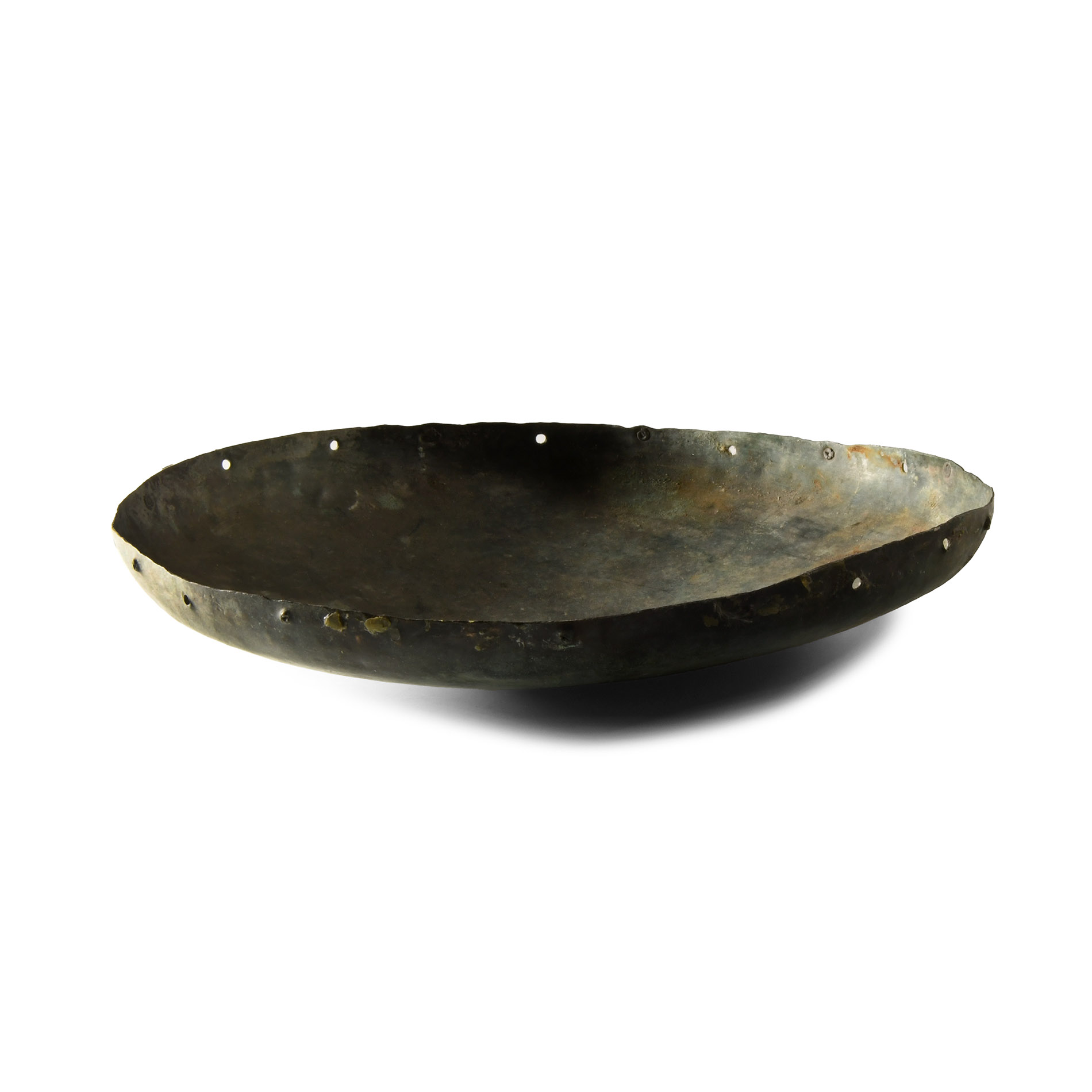 Large Roman Bronze Scales Pan