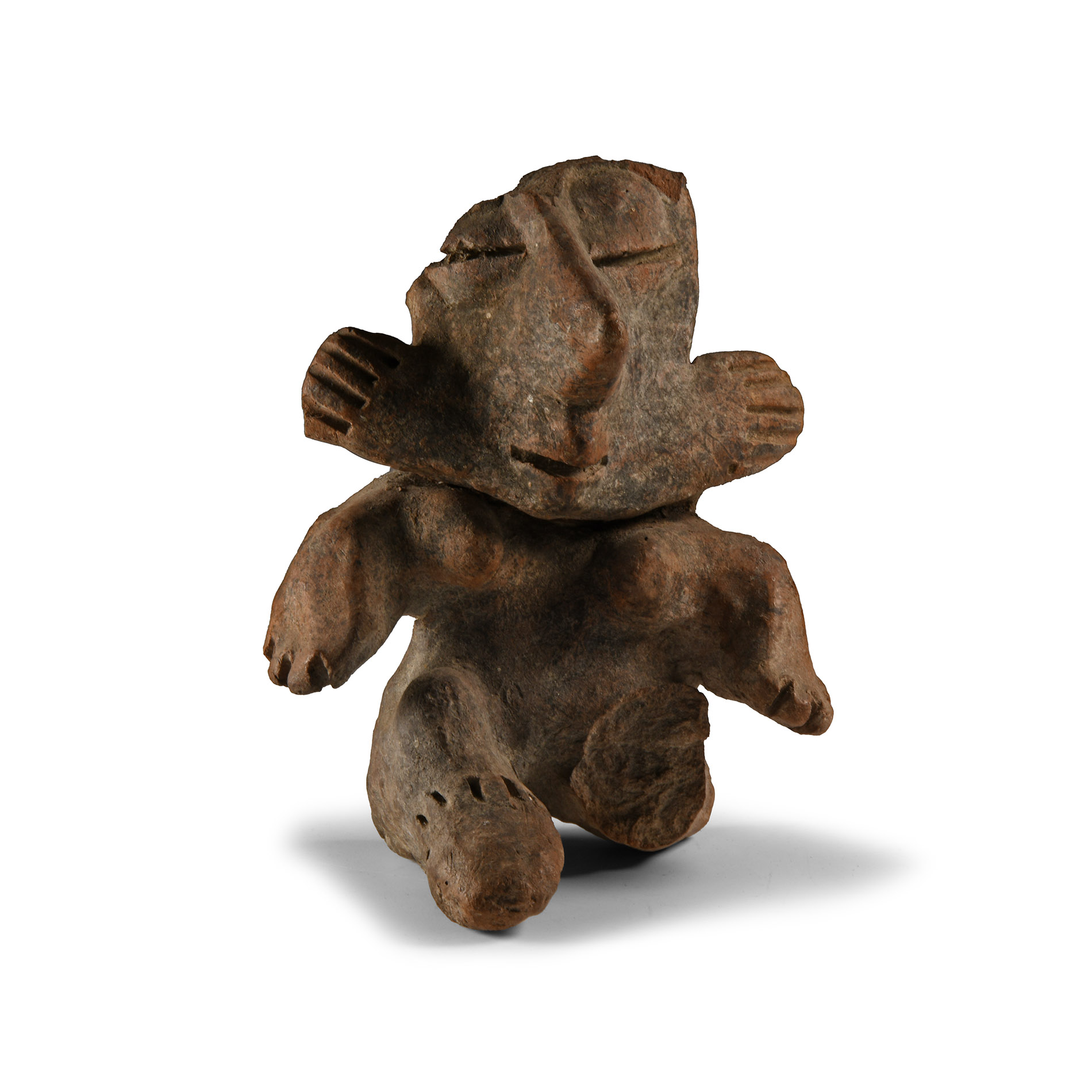 Pre-Columbian Terracotta Seated Female Figure