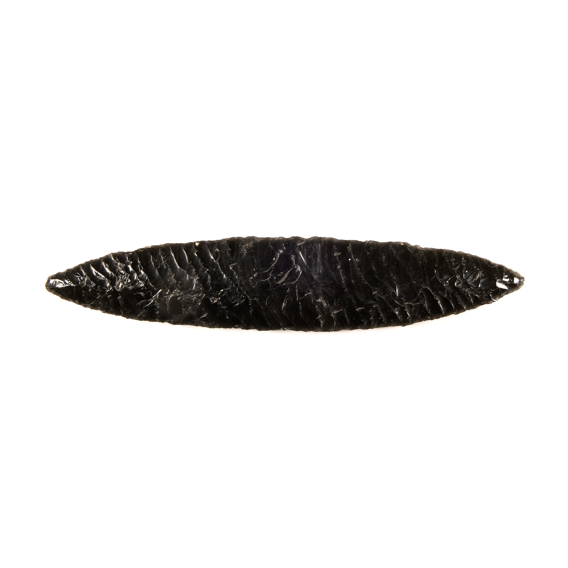Native American Obsidian Knapped Knife