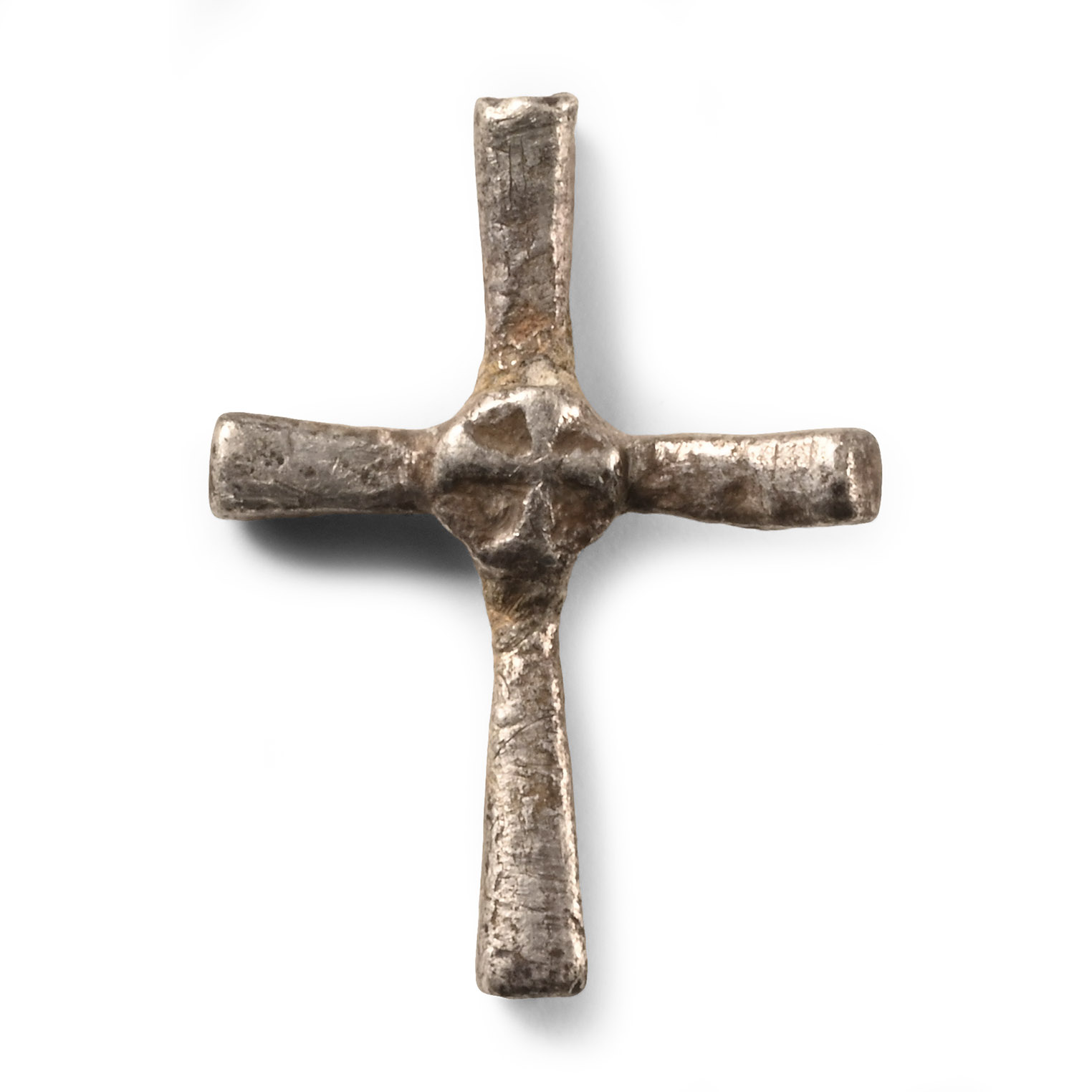 Byzantine Silver Cross with Cross on Body