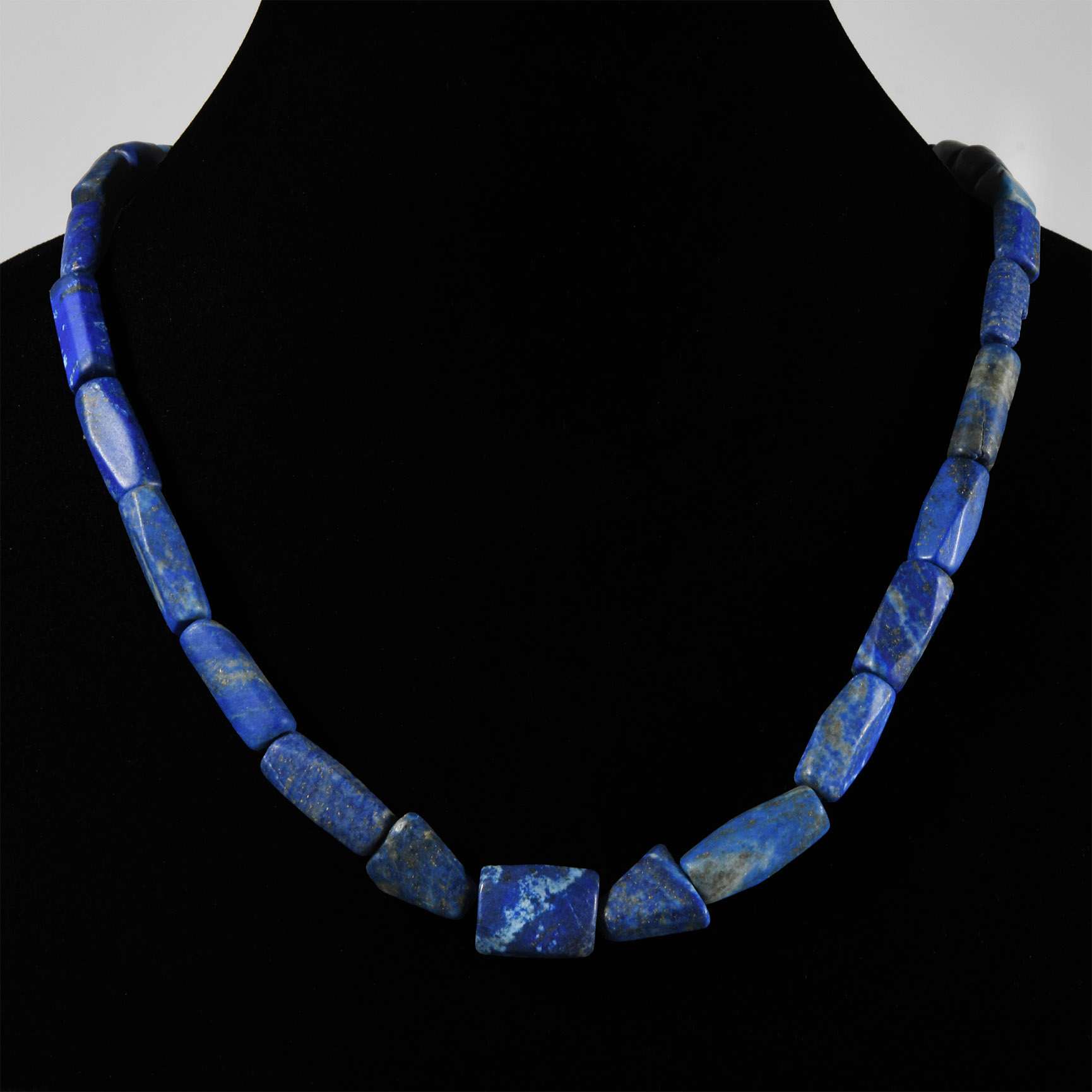 Bactrian Style Lapis Lazuli Bead Necklace