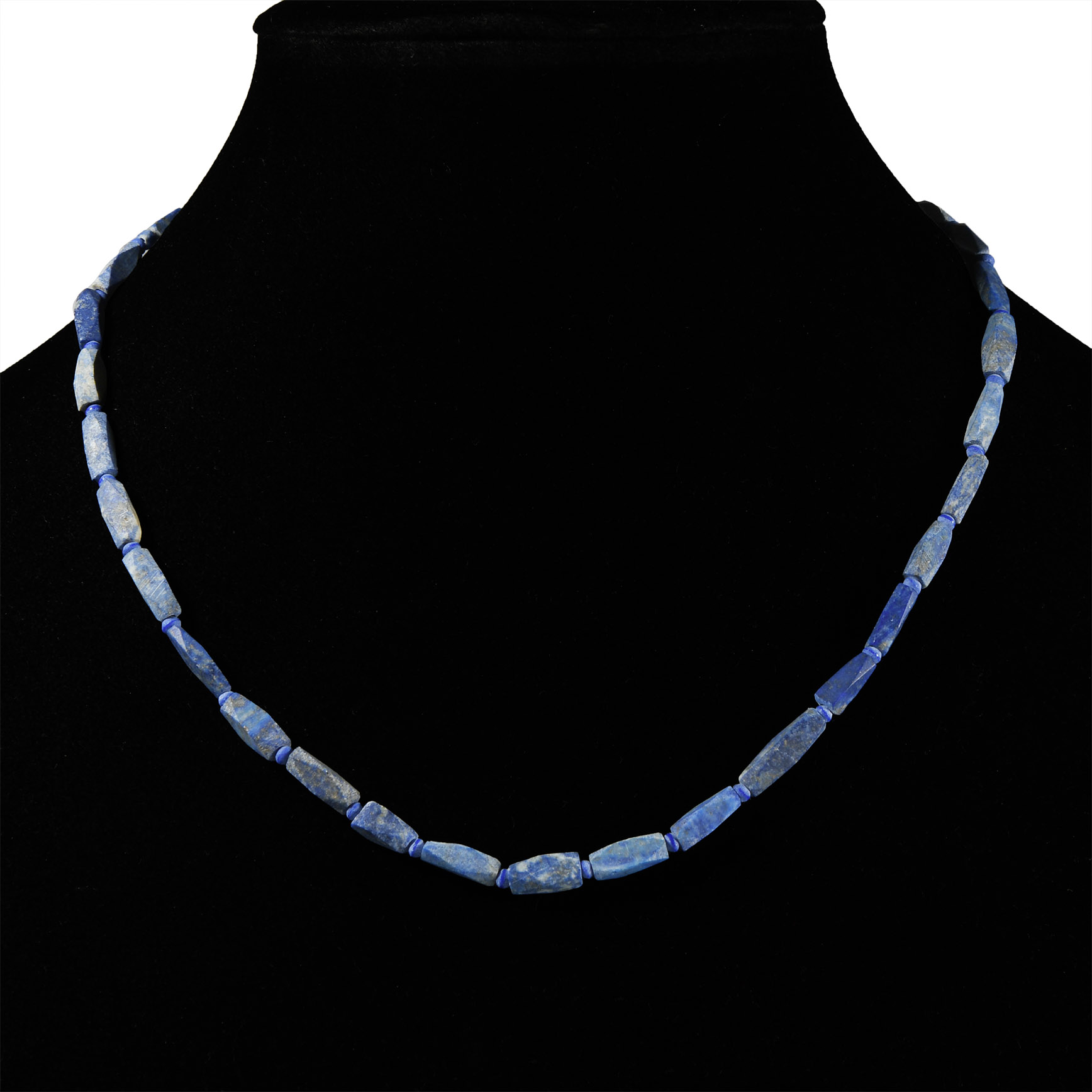 Bactrian Style Lapis Lazuli Bead Necklace