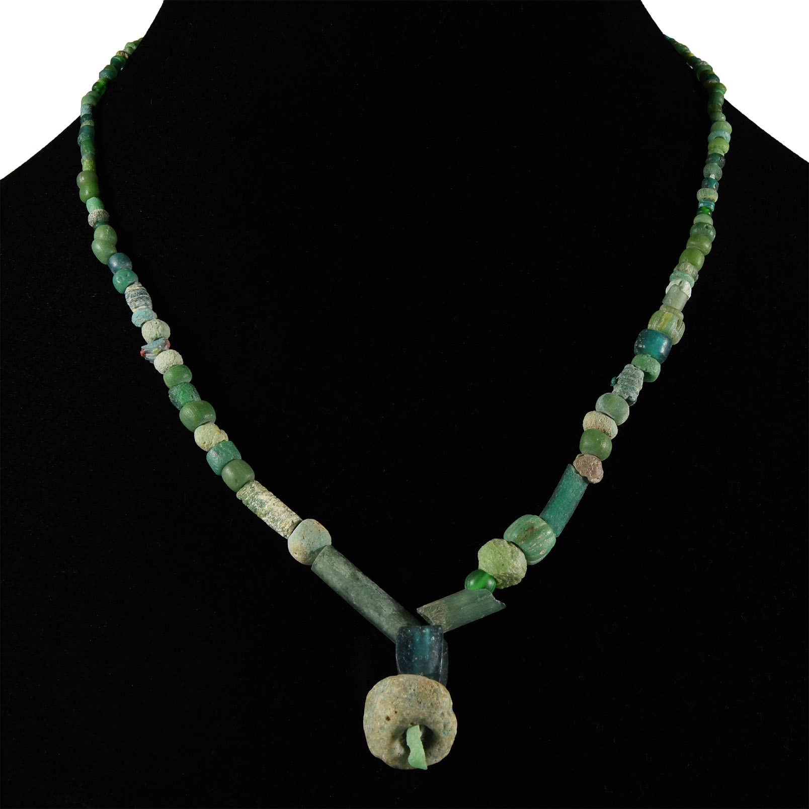 Roman and Other Glass Bead Necklace