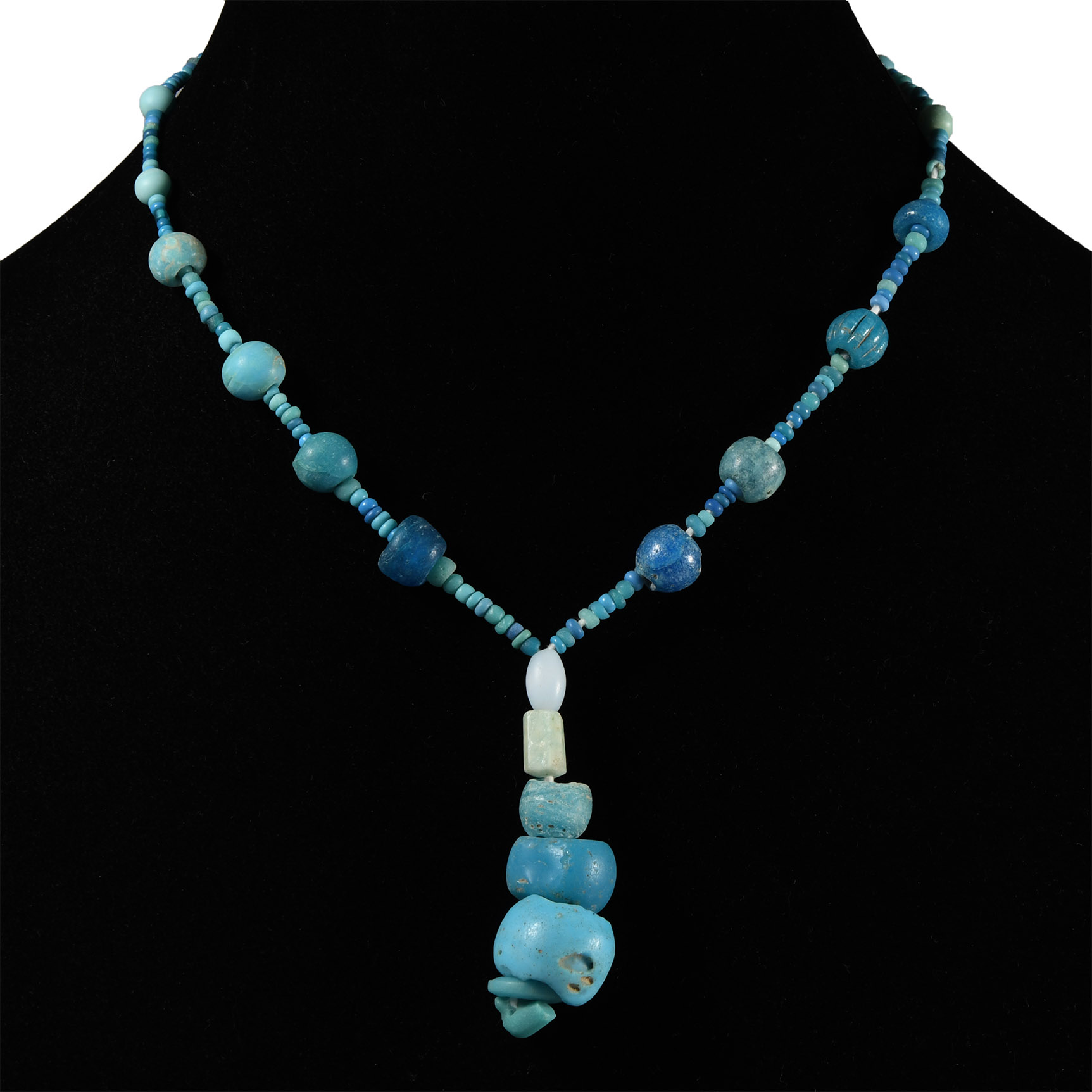 Achaemenid Pale Blue Bead Necklace