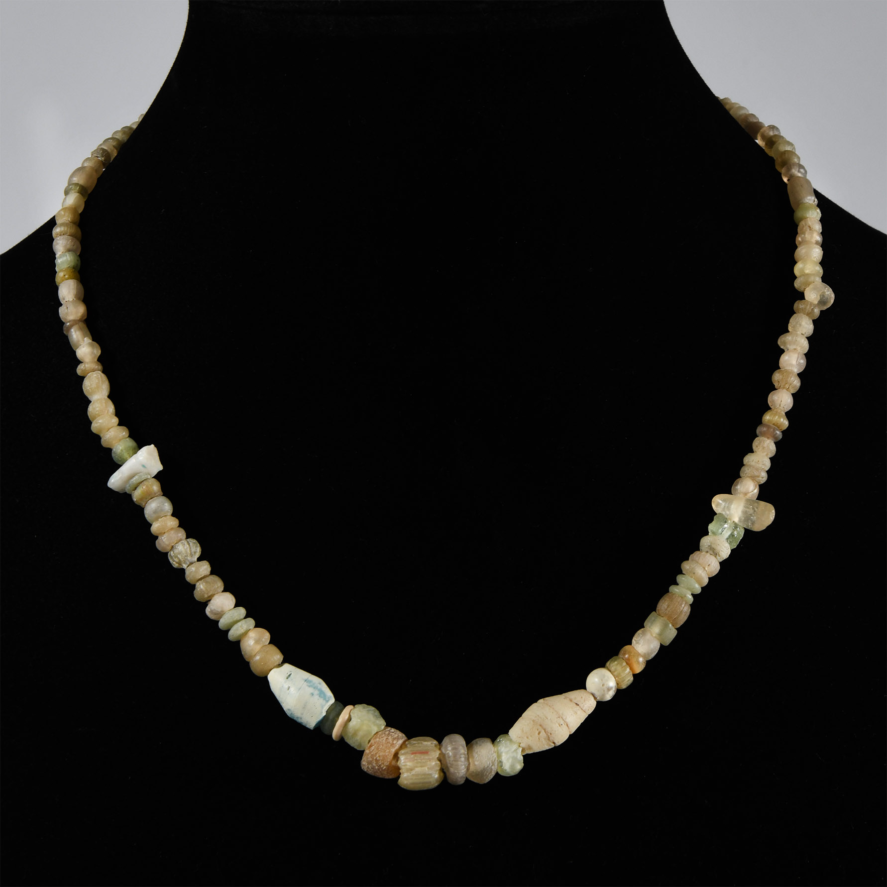 Western Asiatic Mixed Glass Bead Necklace