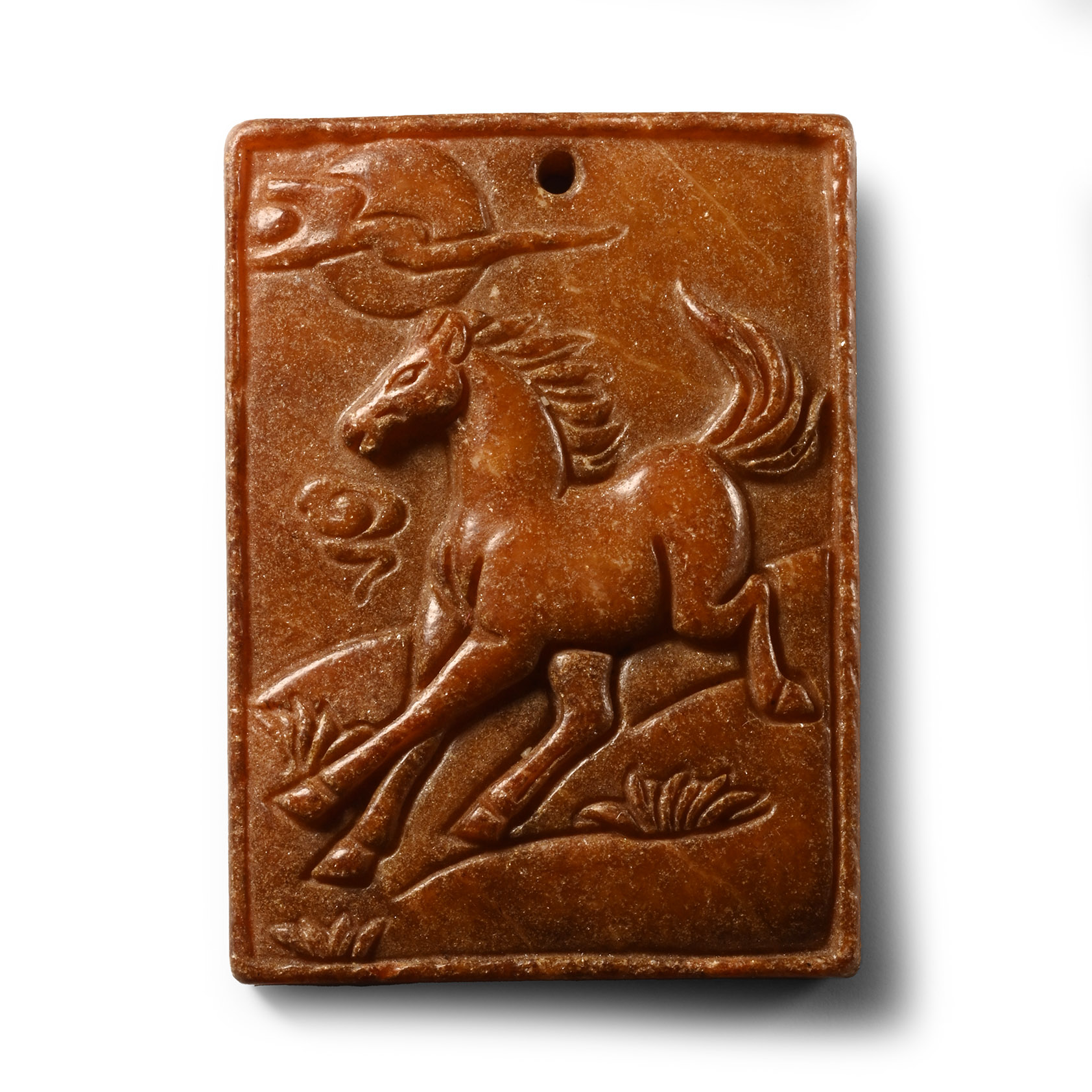 Chinese Carved Stone Plaque