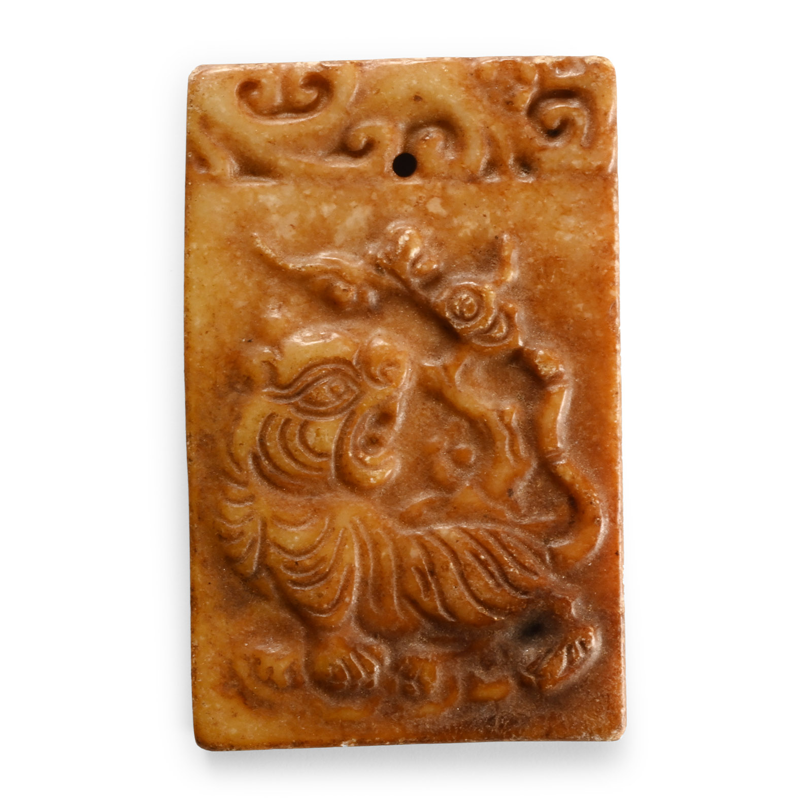 Chinese Carved Stone Plaque