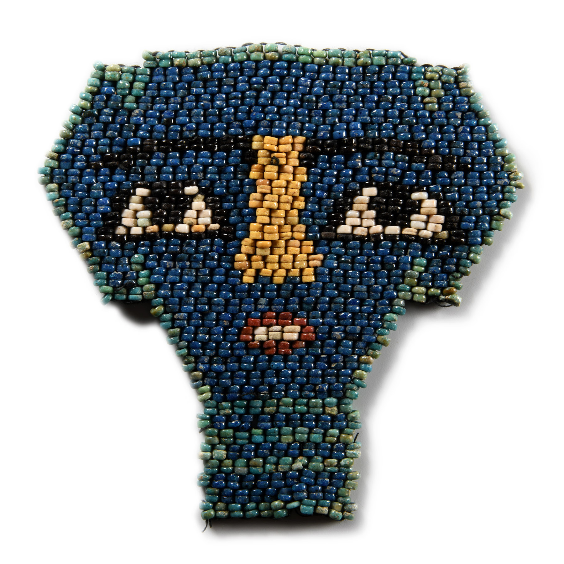 Egyptian Faience Mummy Bead Mask