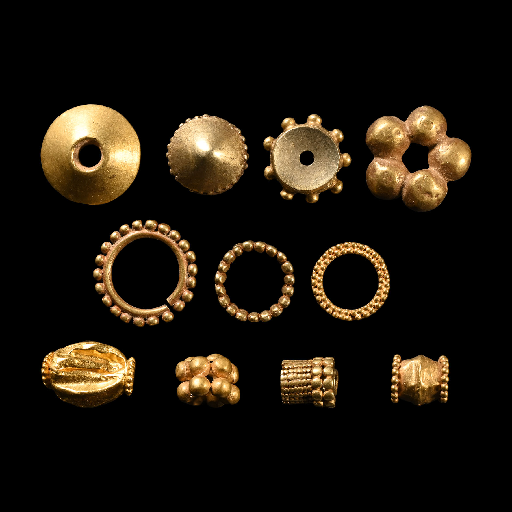 Western Asiatic Gold Bead Collection