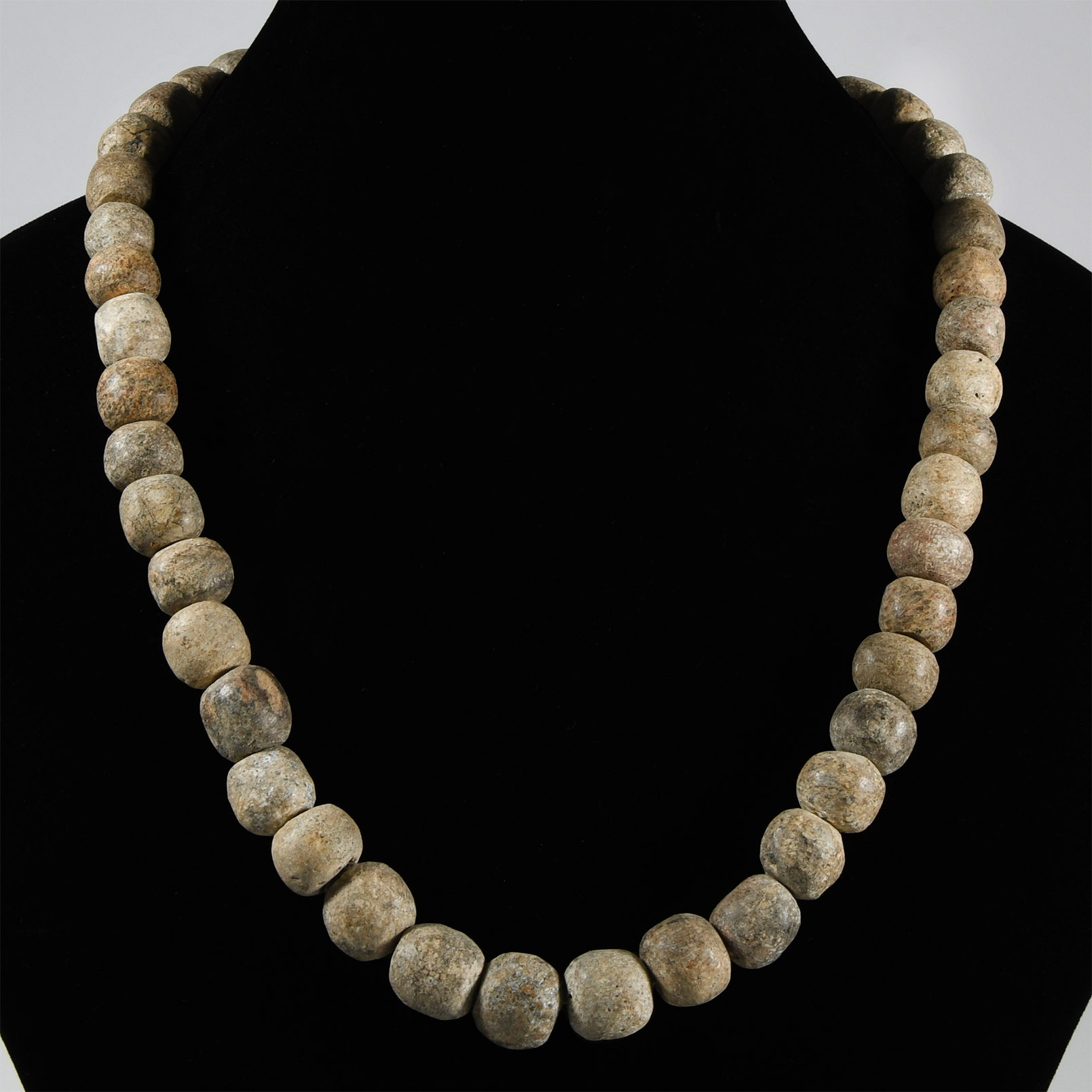 Natural History - Woolly Mammoth Bone Bead Necklace String