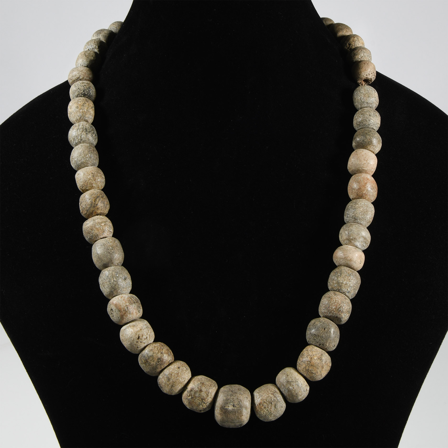 Natural History - Woolly Mammoth Bone Bead Necklace String