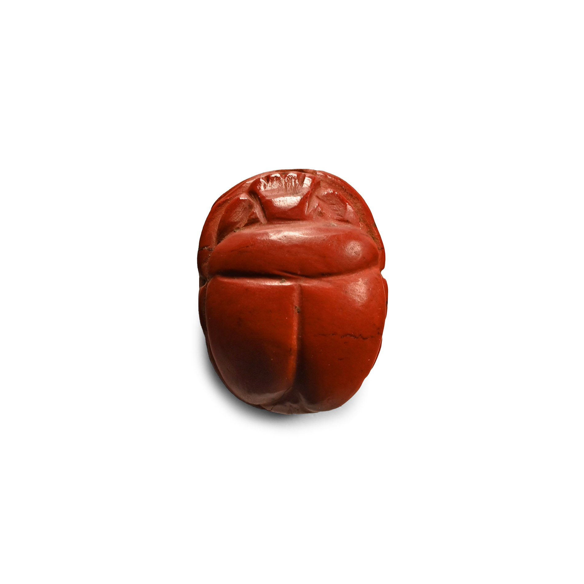 Egyptian Orange Jasper Scarab