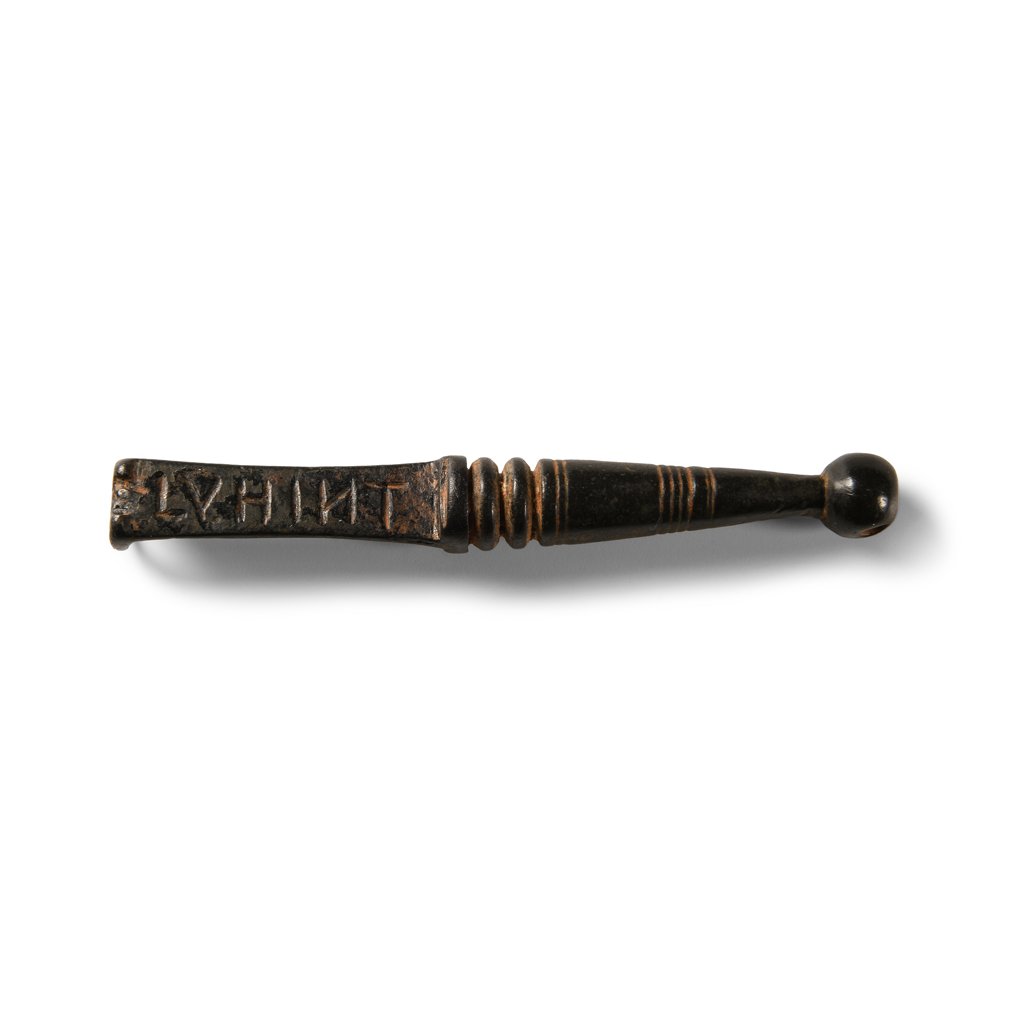Roman Bronze Medical Implement with Inscription