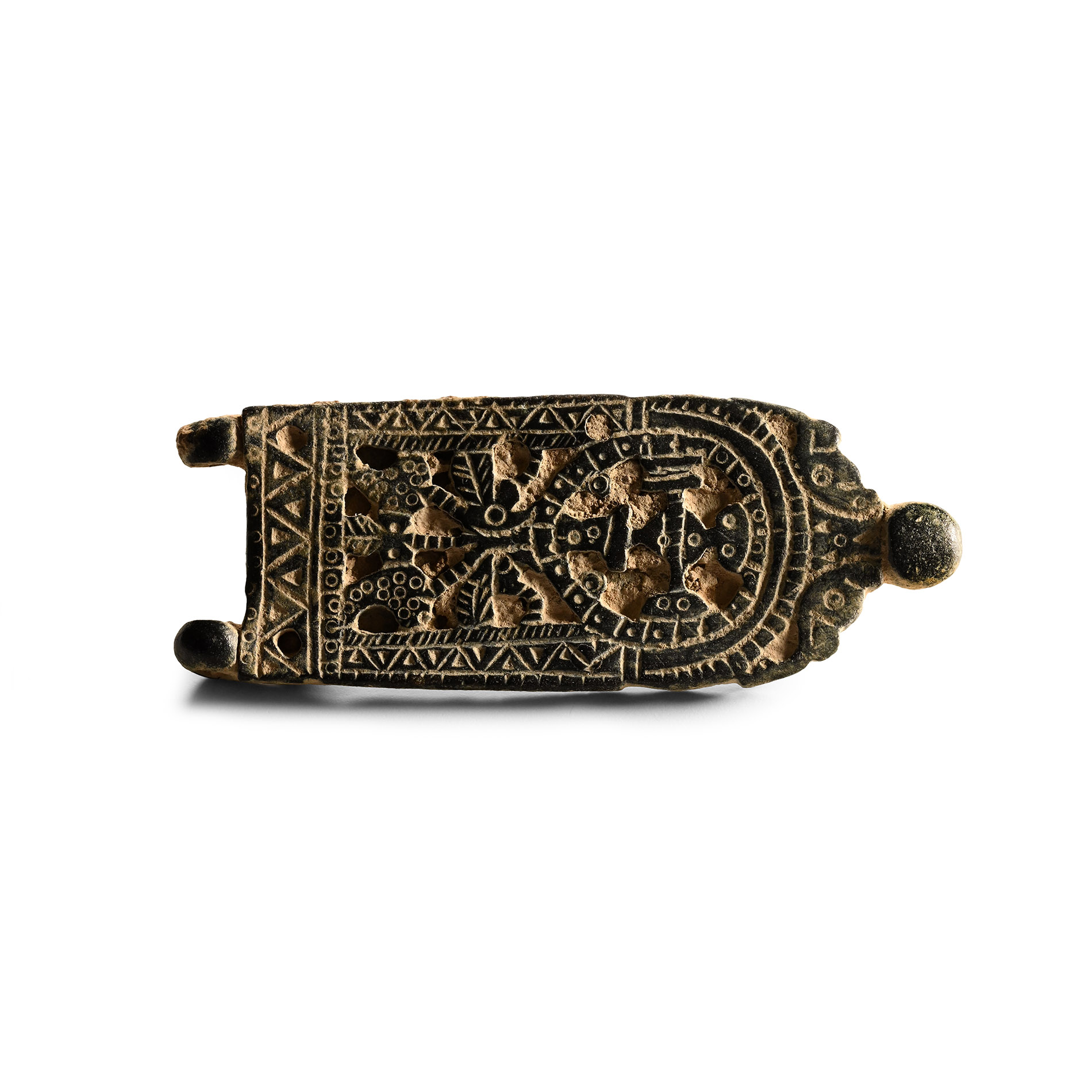 Byzantine Bronze Buckle Plate