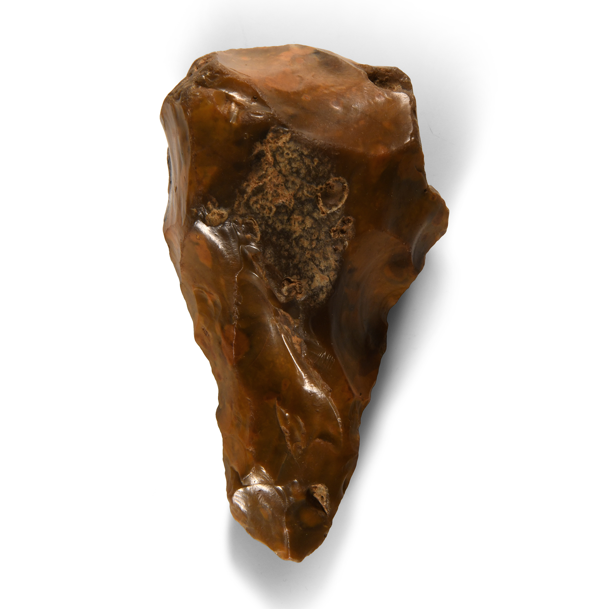 'The General Sir George Cockburn' Stone Age Classic British Teardrop-Shaped Knapped Flint Handaxe