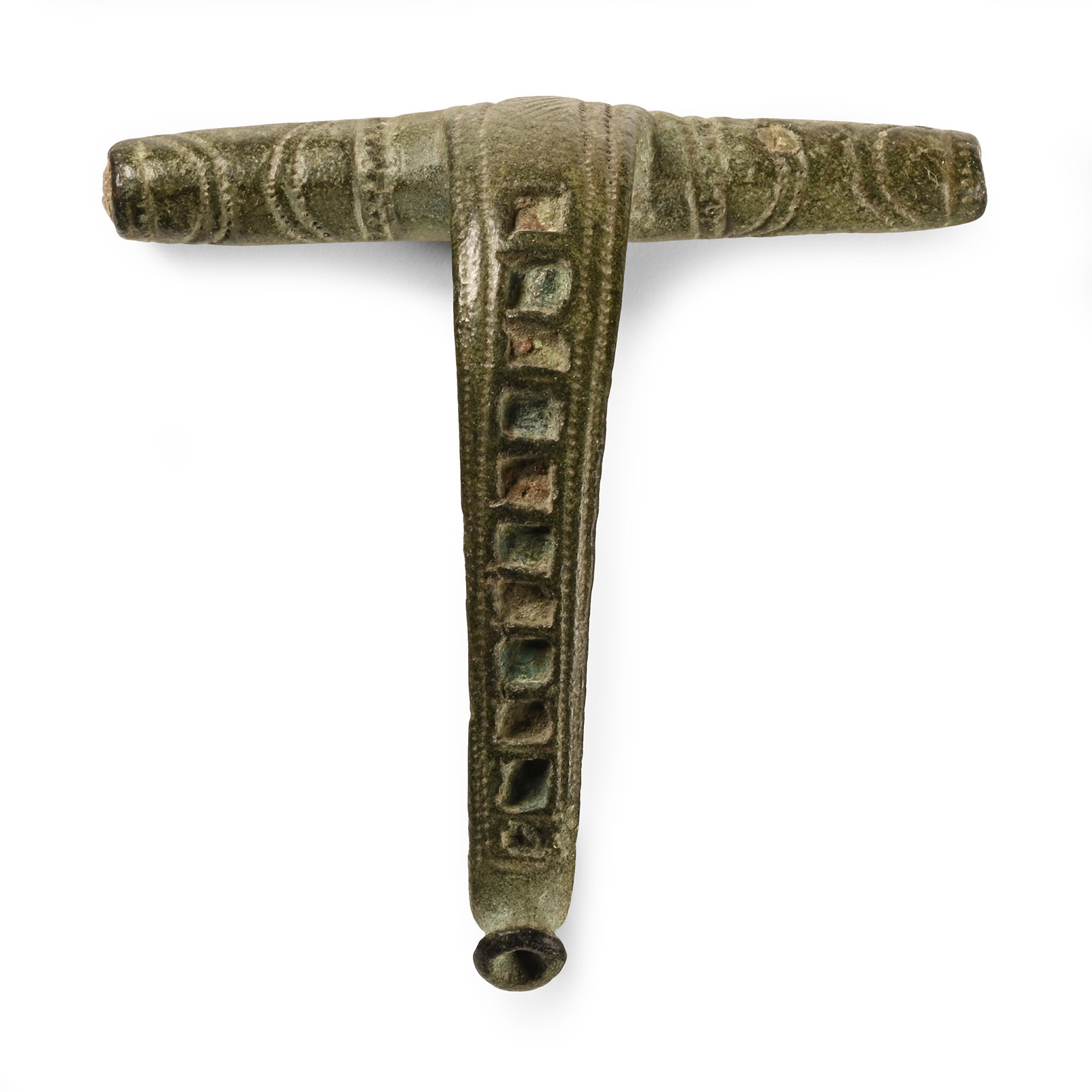 Roman Enamelled Bronze Bow Brooch