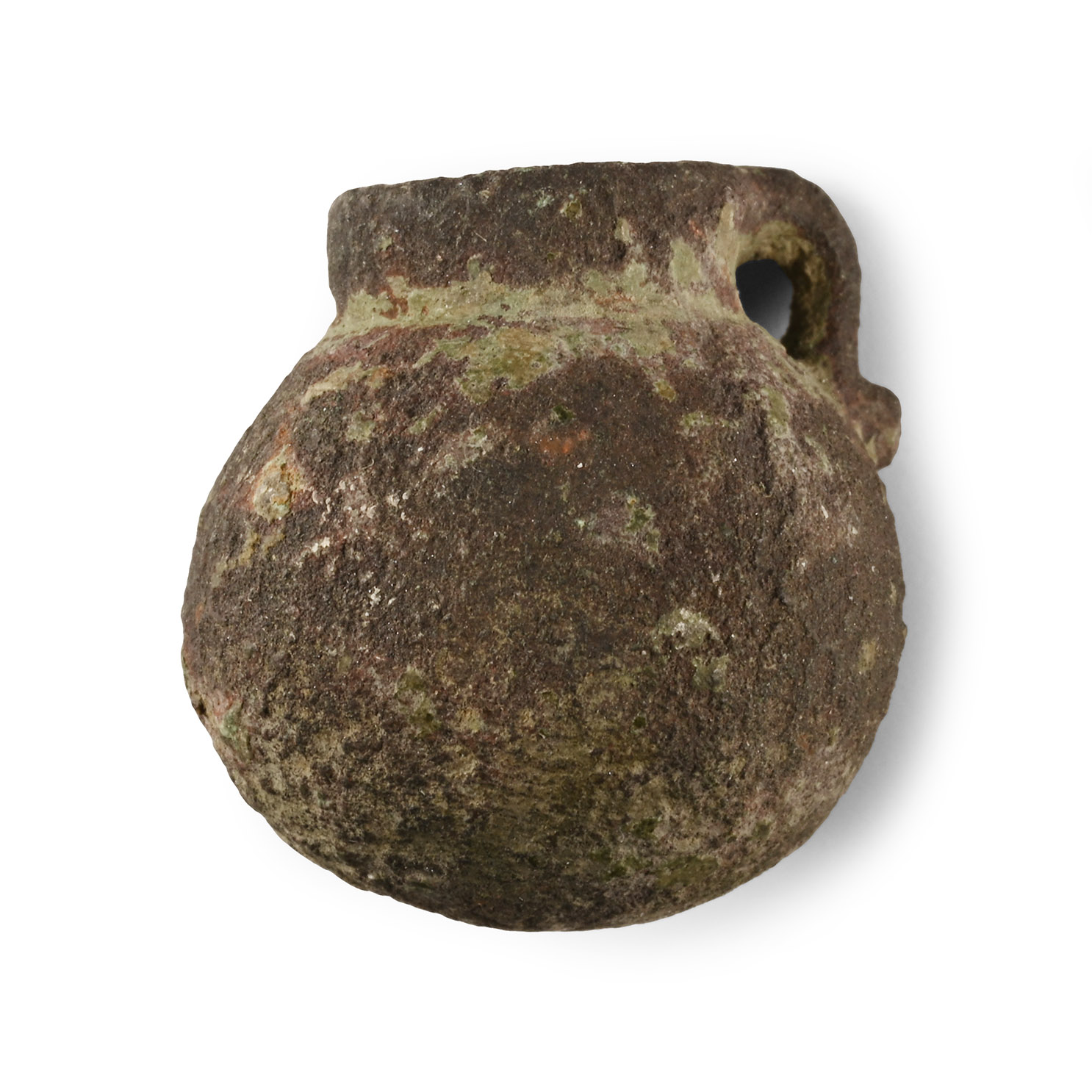 Medieval Bronze Miniature Cauldron