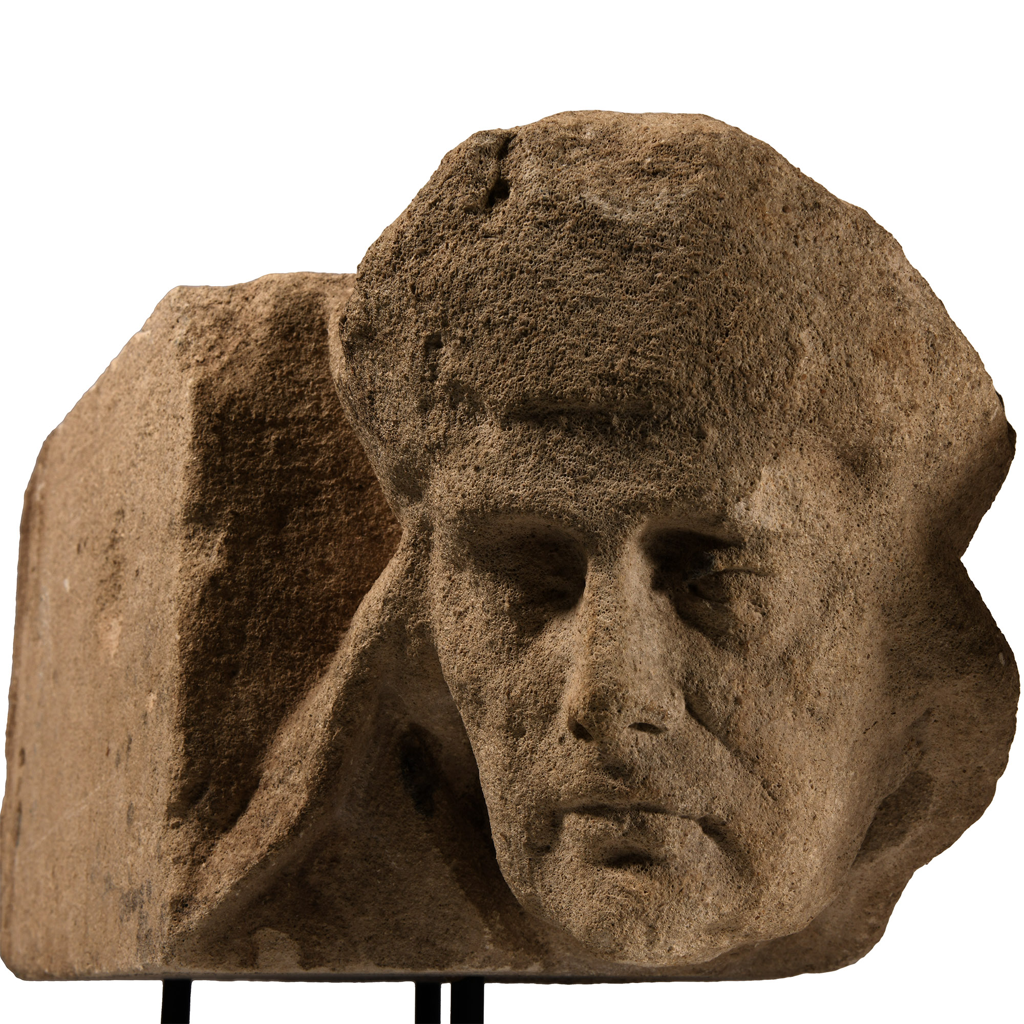 Medieval Pair of English Limestone Corbels
