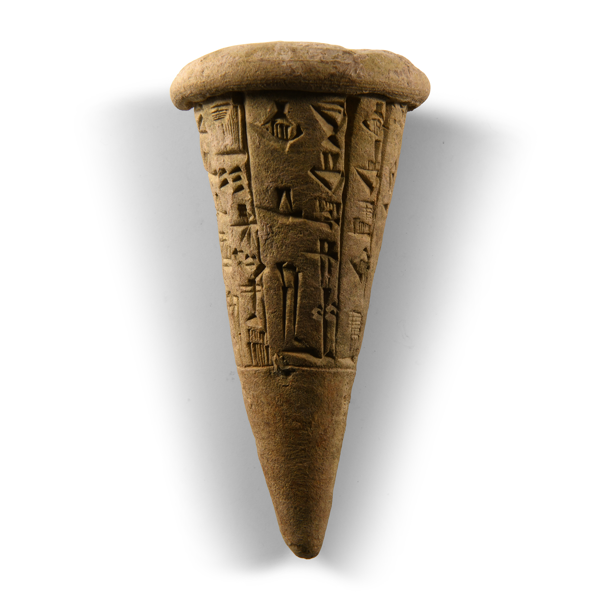 Sumerian Cuneiform Foundation Cone from Lagash During the Reign of Gudea