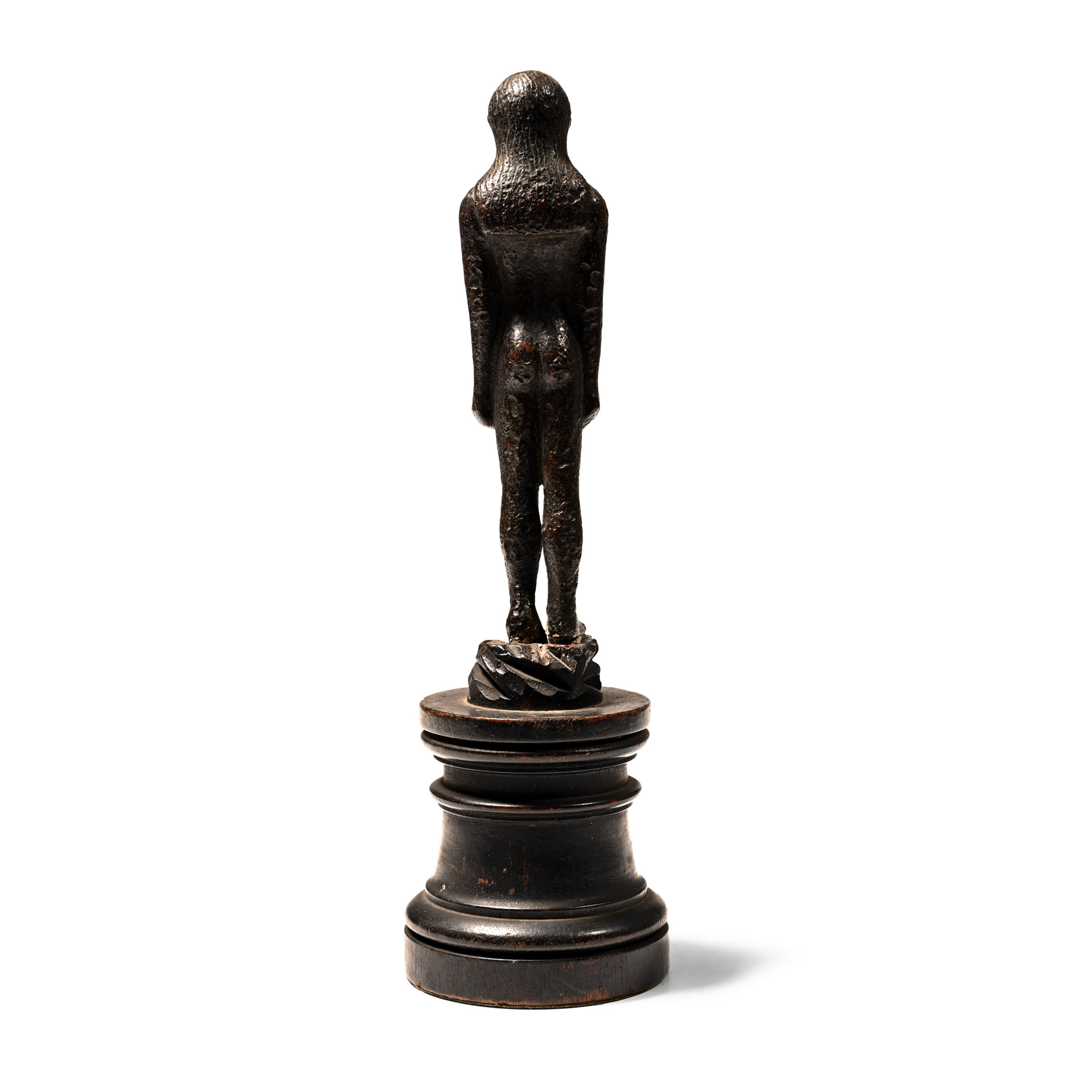 Greek Bronze Naked Youth Statuette