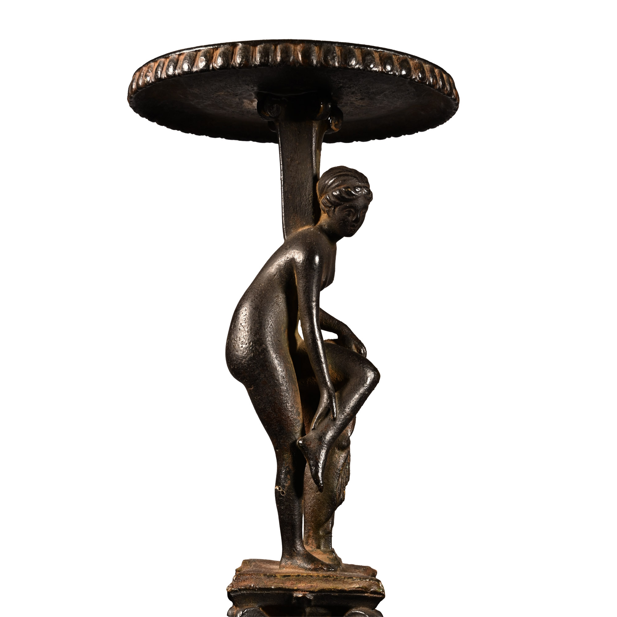 Bronze Candelabra Lamp Stand