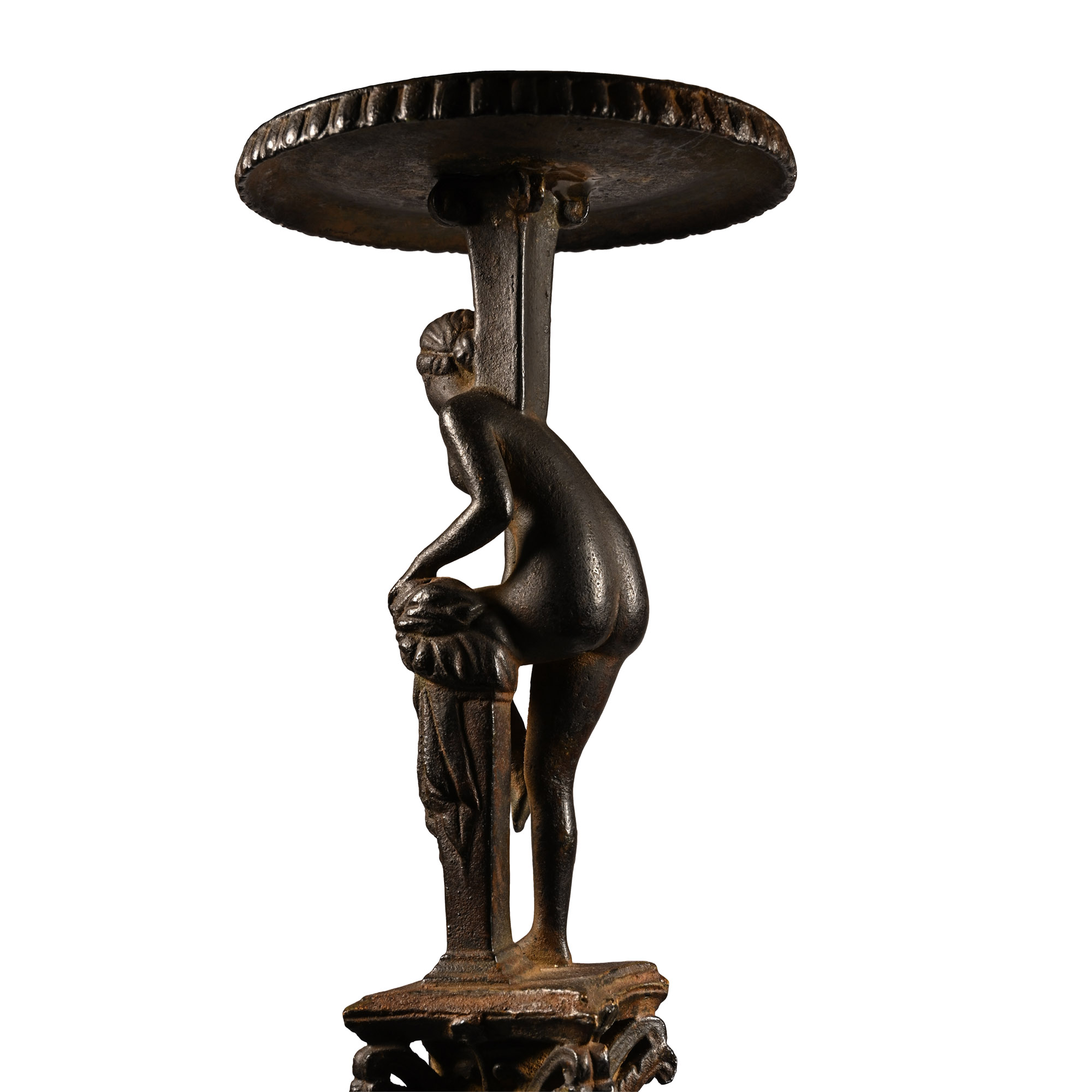 Bronze Candelabra Lamp Stand